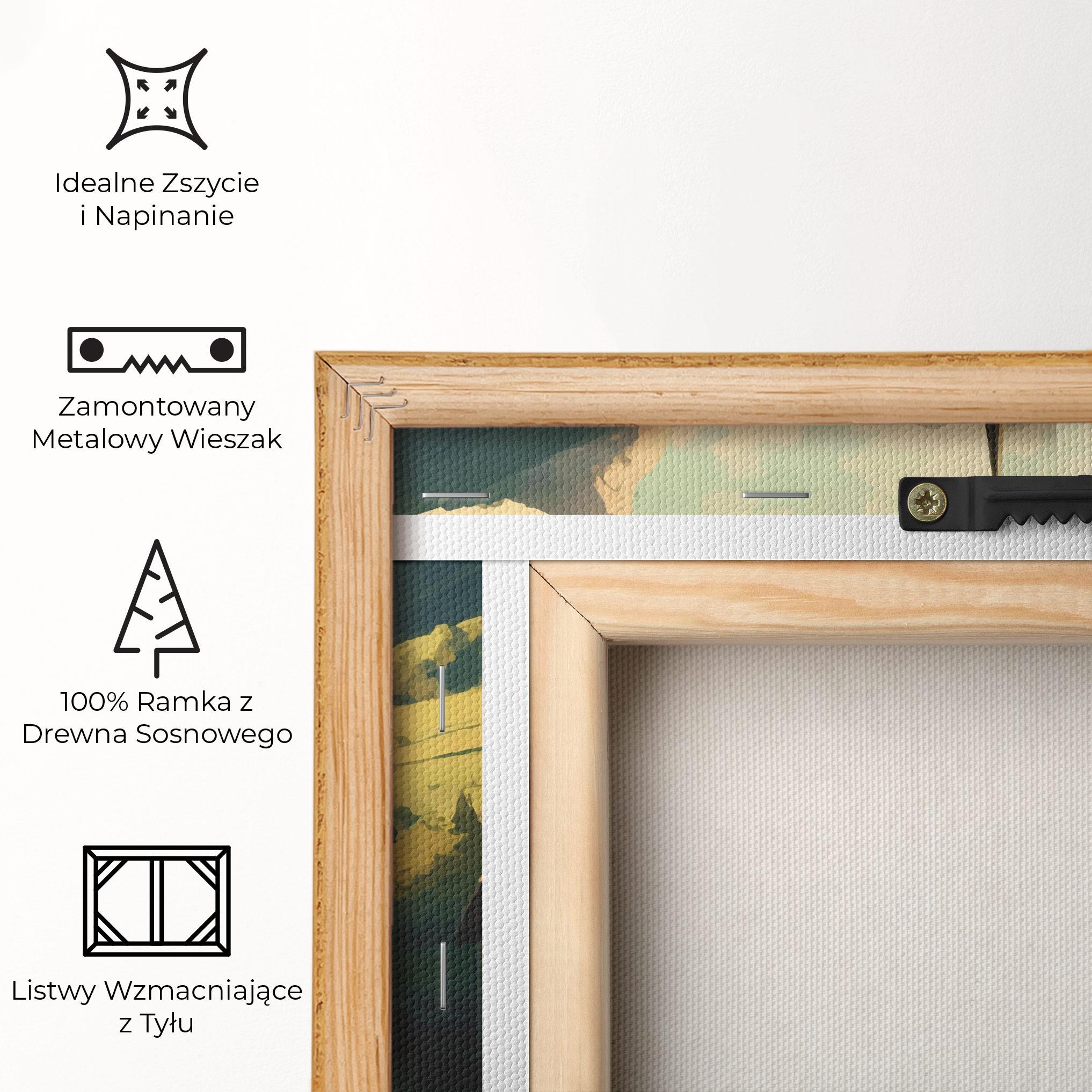 Obraz na Płótnie Village Dreamy View mockup 5