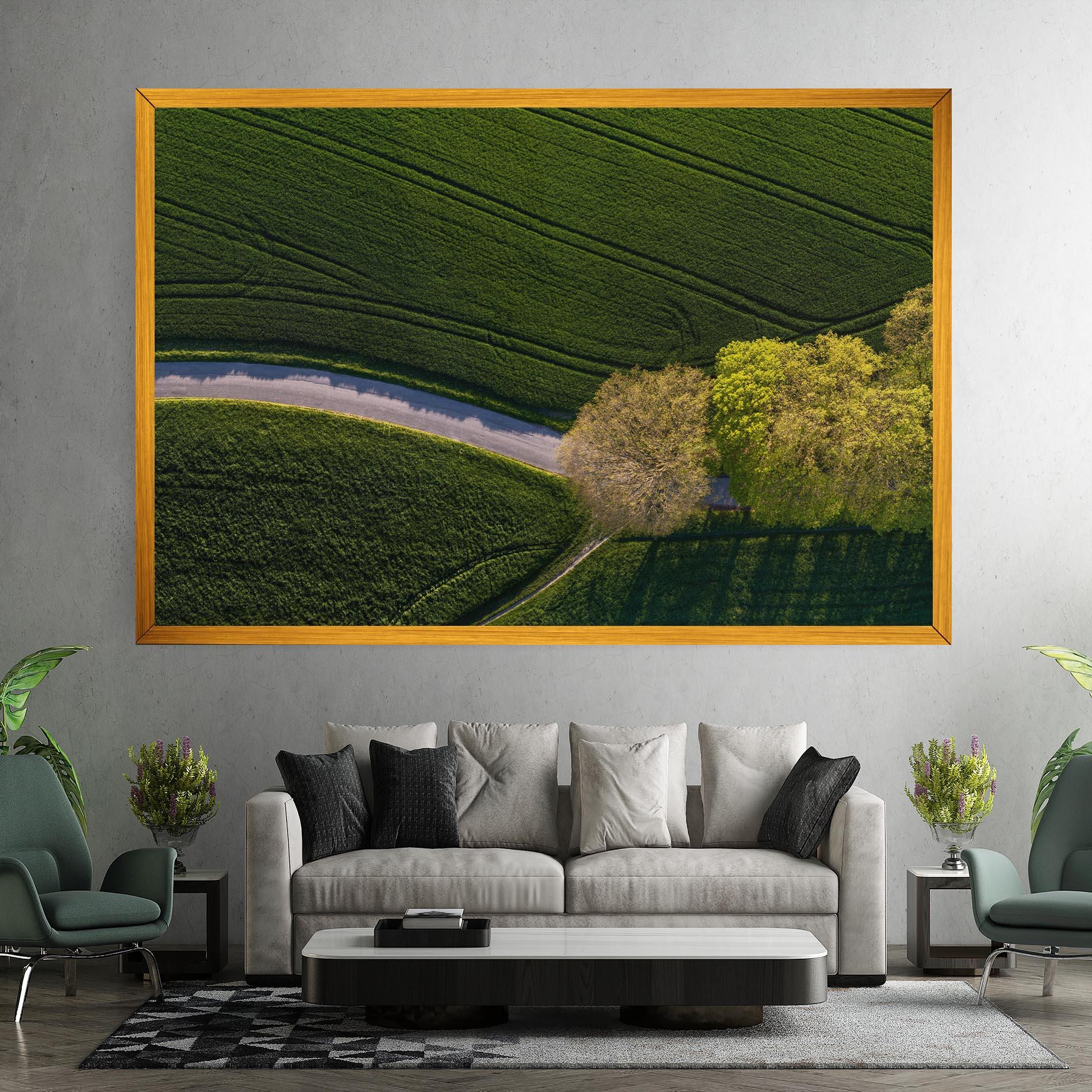 Obraz na Płótnie Green Road mockup 7