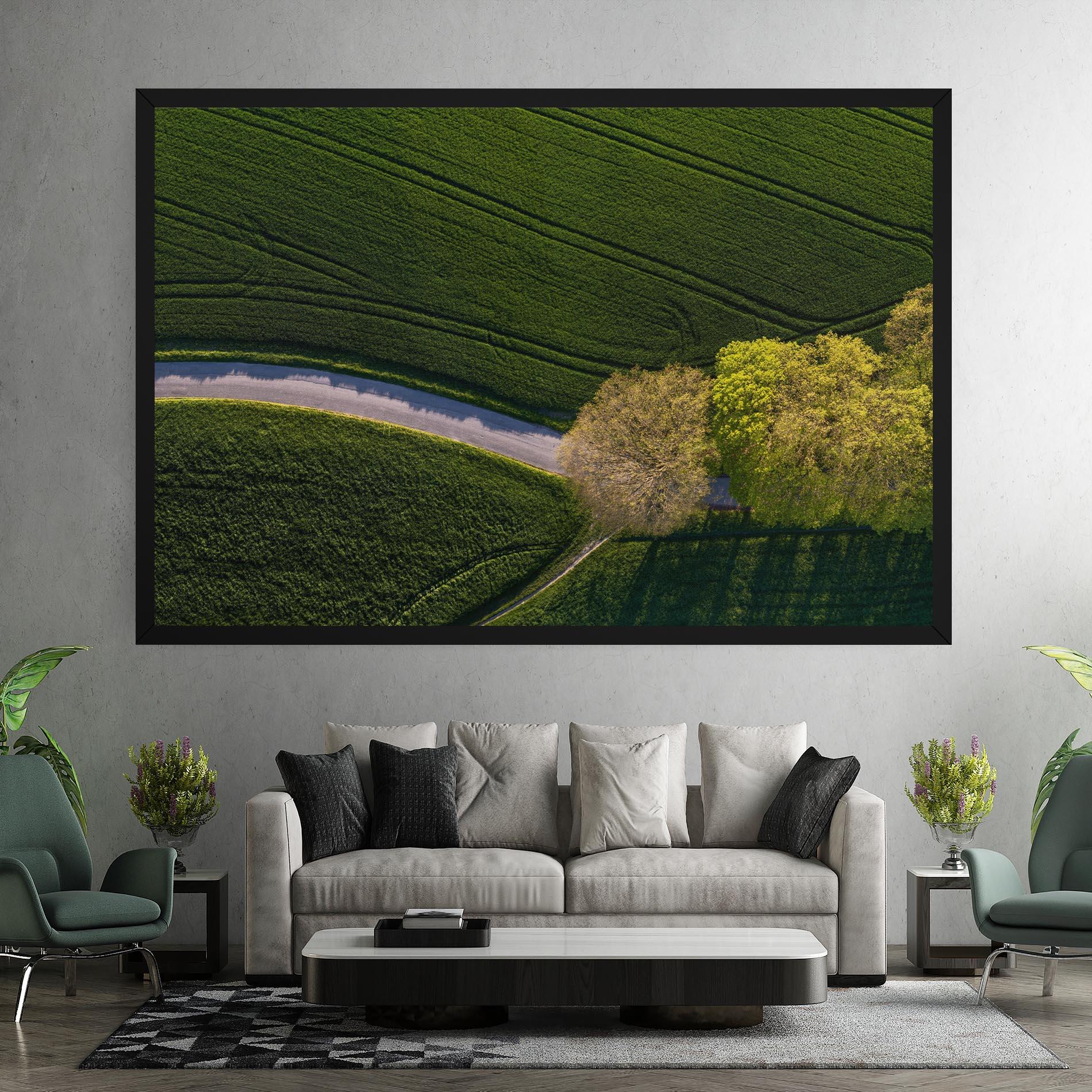 Obraz na Płótnie Green Road mockup 7