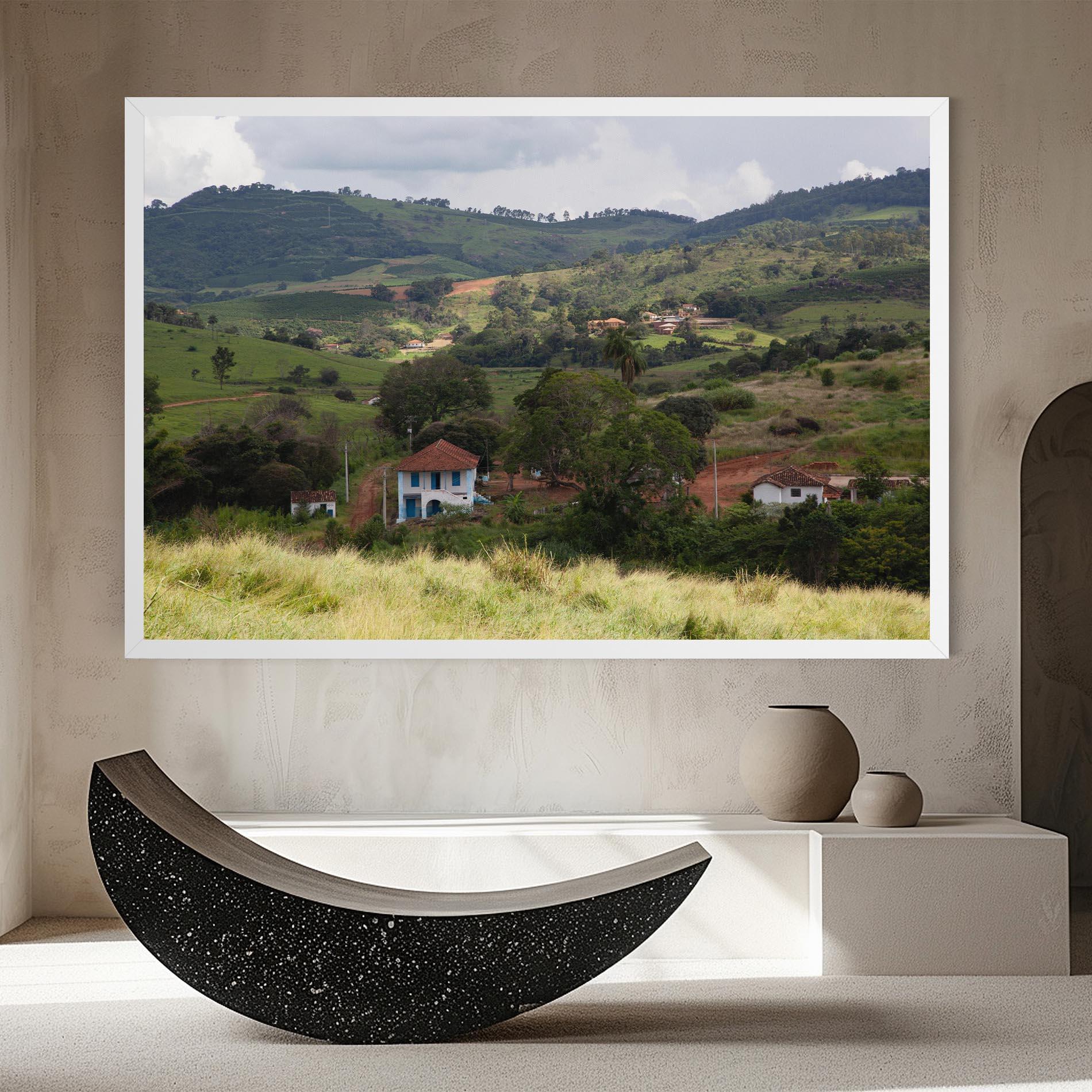 Obraz na Płótnie Green Countryside mockup 8