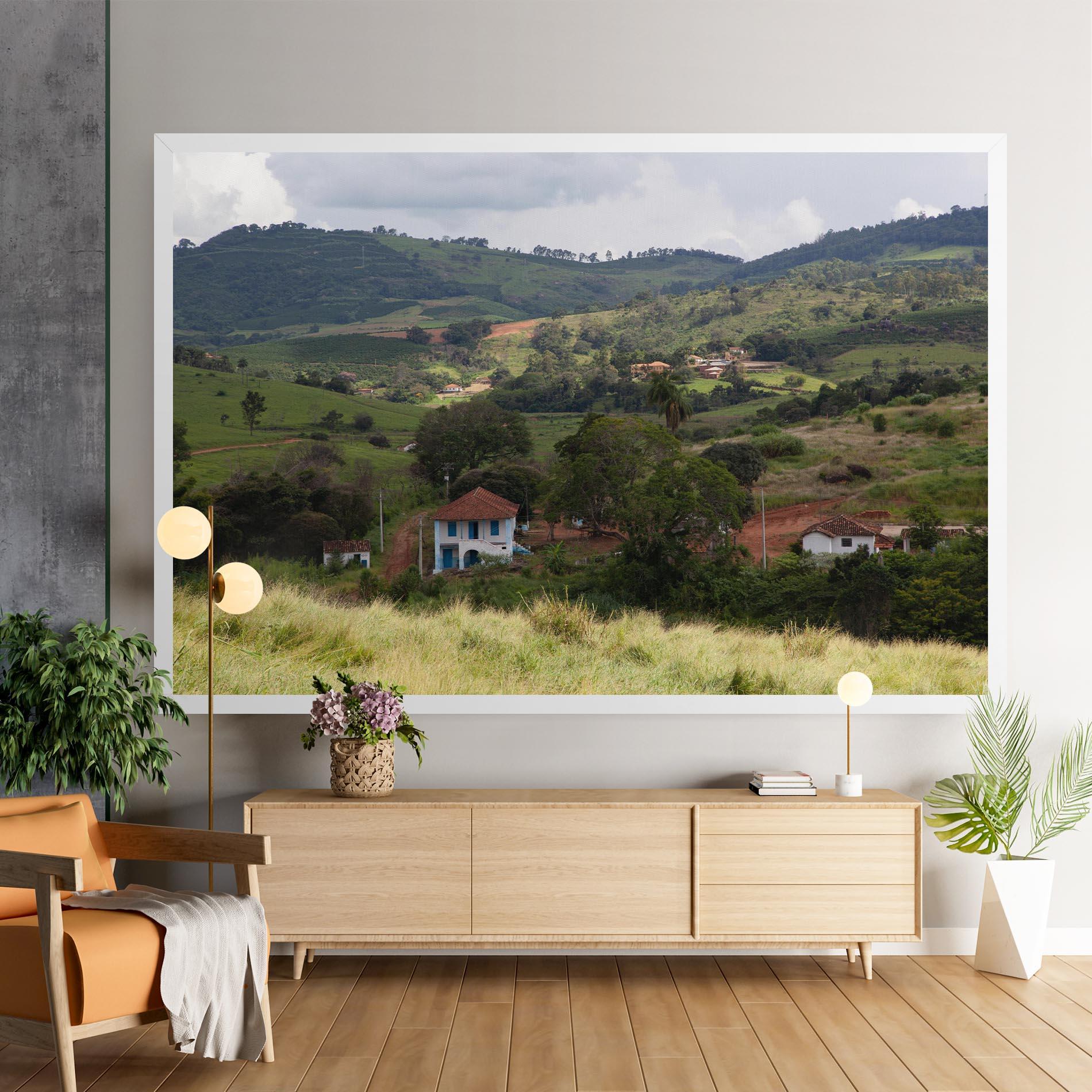 Obraz na Płótnie Green Countryside mockup 9