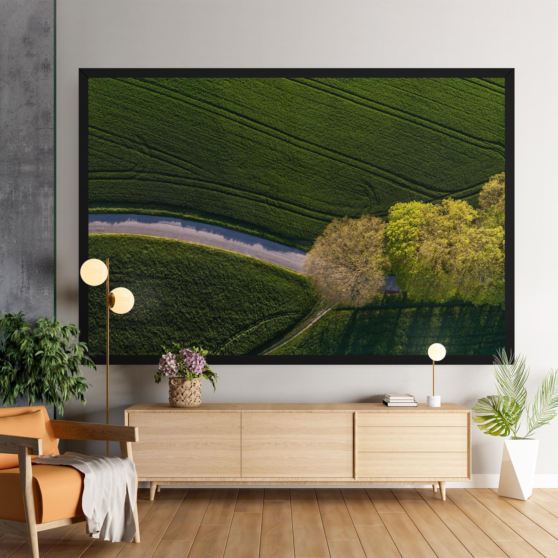 Obraz na Płótnie Green Road mockup 9