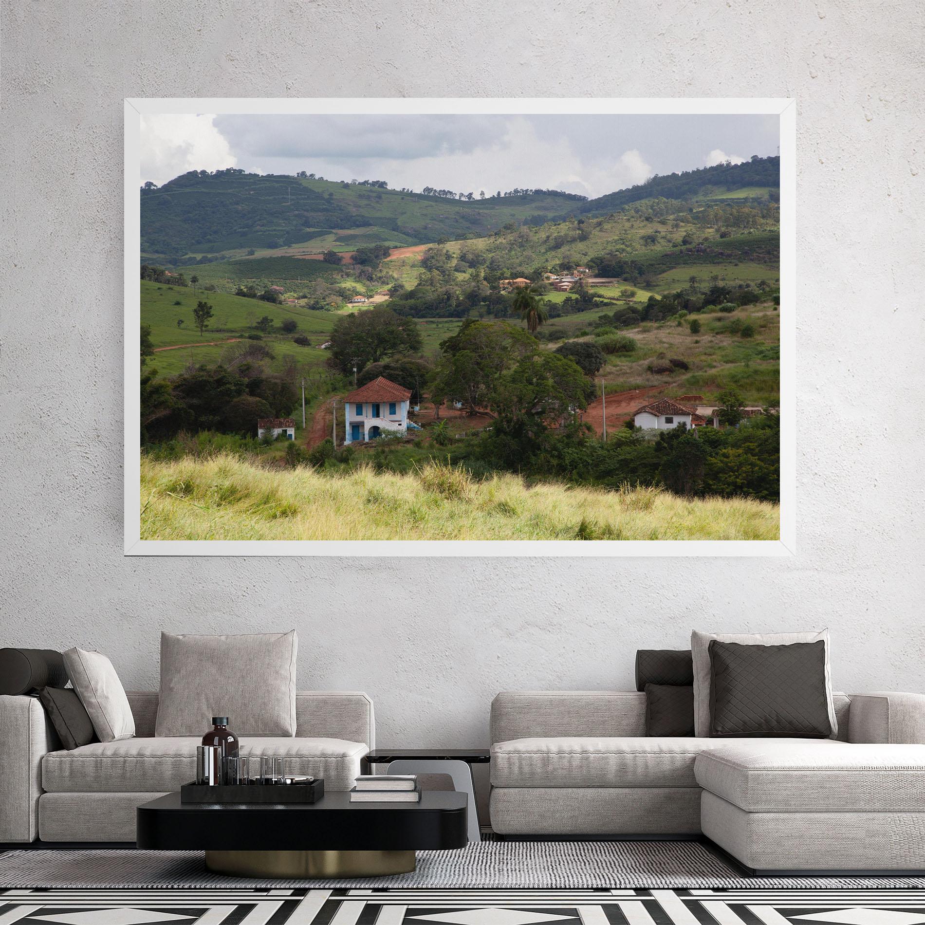 Obraz na Płótnie Green Countryside mockup 2