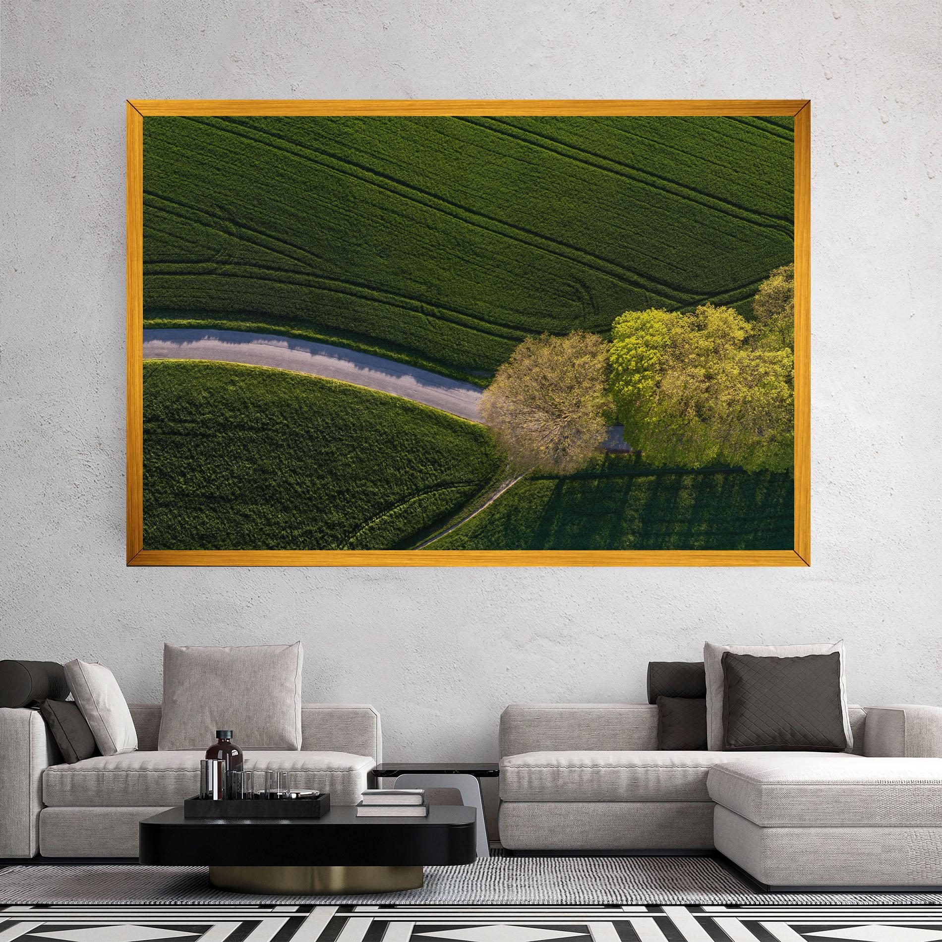 Obraz na Płótnie Green Road mockup 2