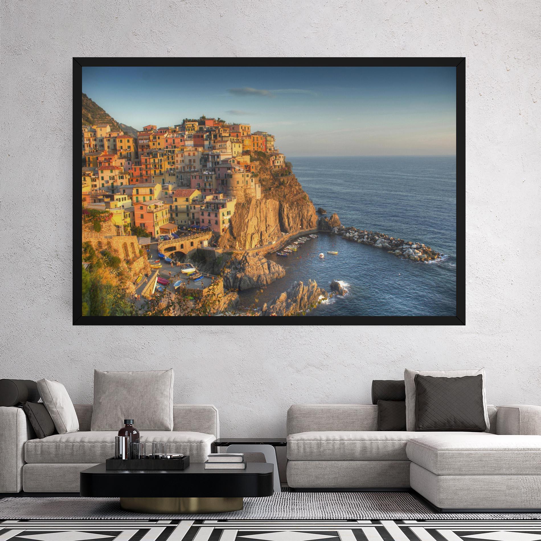 Obraz na Płótnie Cinque Terrre mockup 2