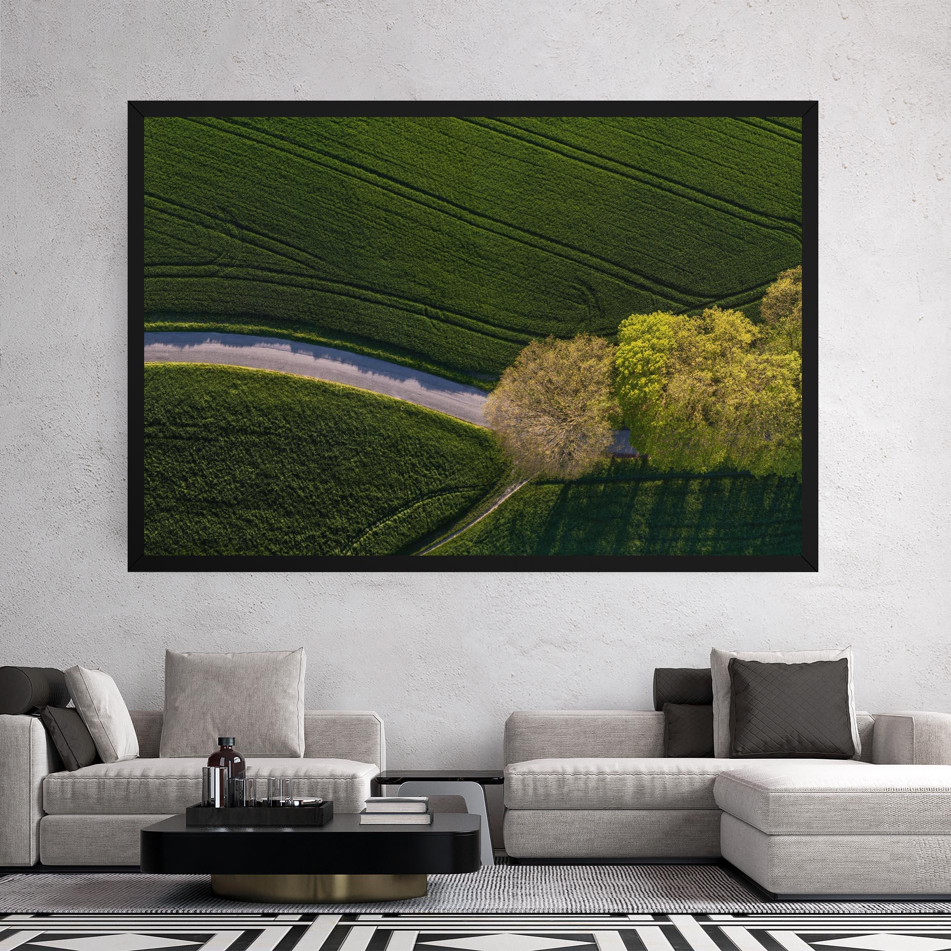 Obraz na Płótnie Green Road mockup 2