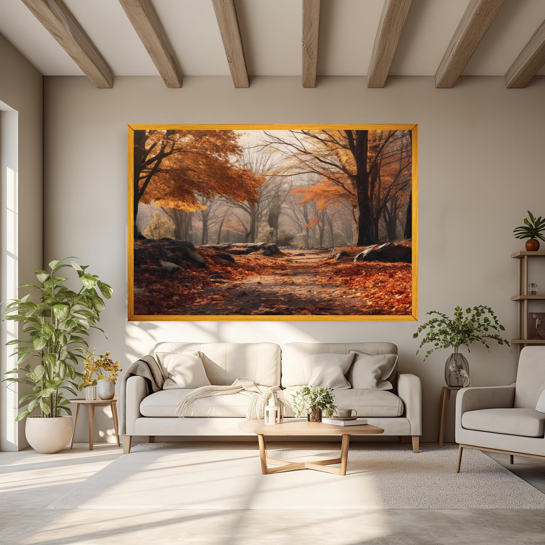 Obraz na Płótnie Autumn Forest mockup 6