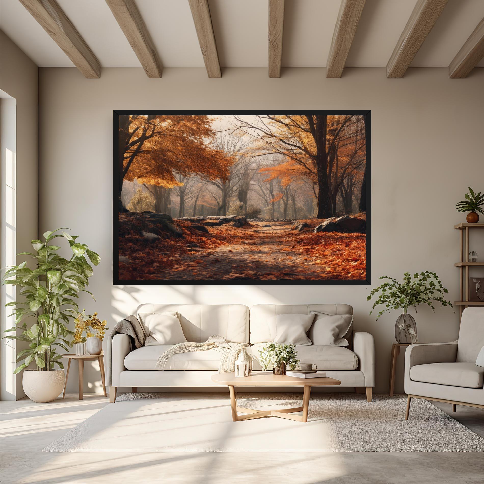 Obraz na Płótnie Autumn Forest mockup 6