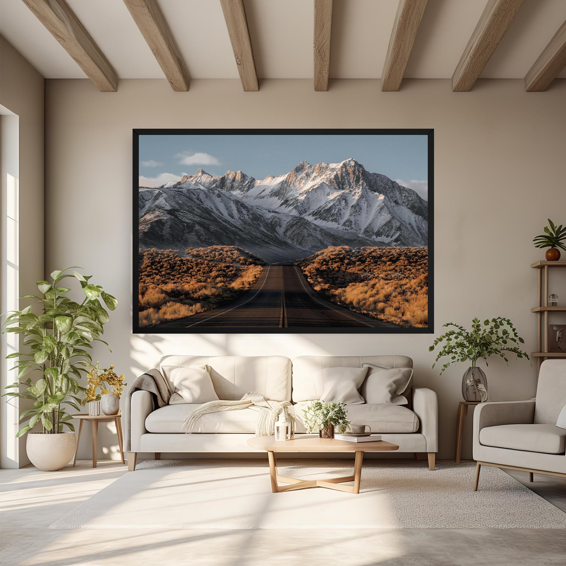 Obraz na Płótnie Autumn Mountain View mockup 6