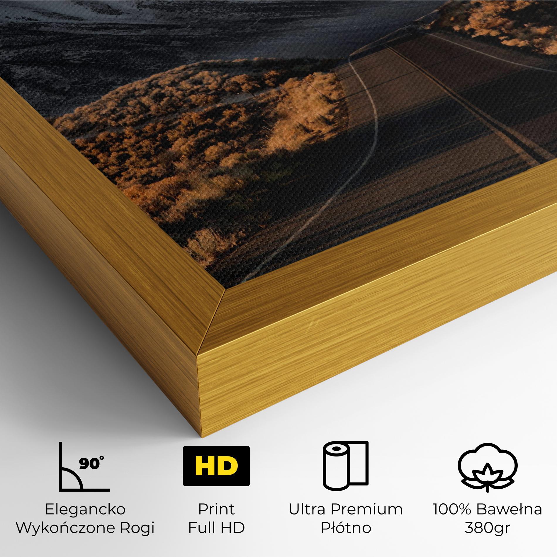 Obraz na Płótnie Autumn Mountain View mockup 4