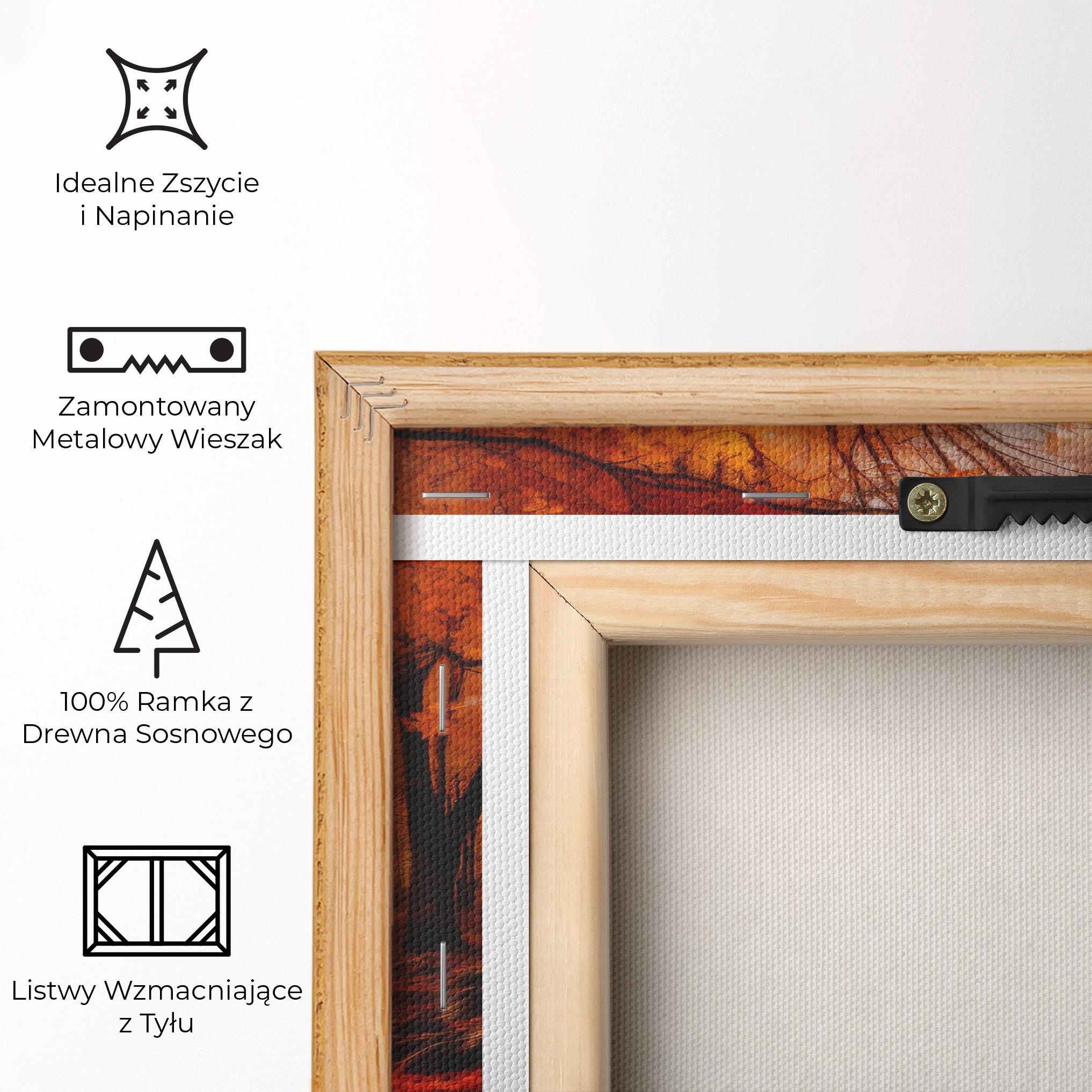 Obraz na Płótnie Autumn Path mockup 5