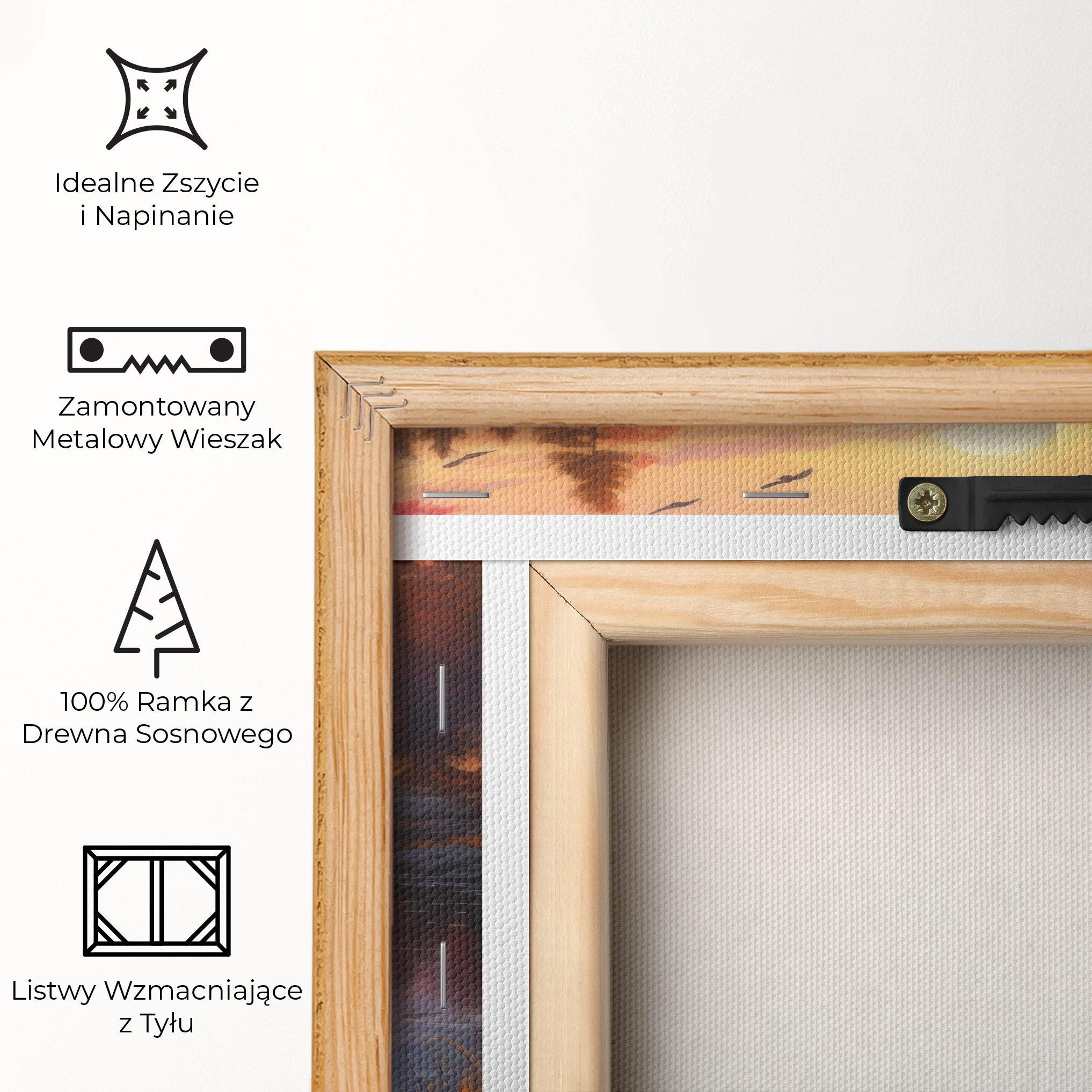 Obraz na Płótnie Autumn Sunset mockup 5