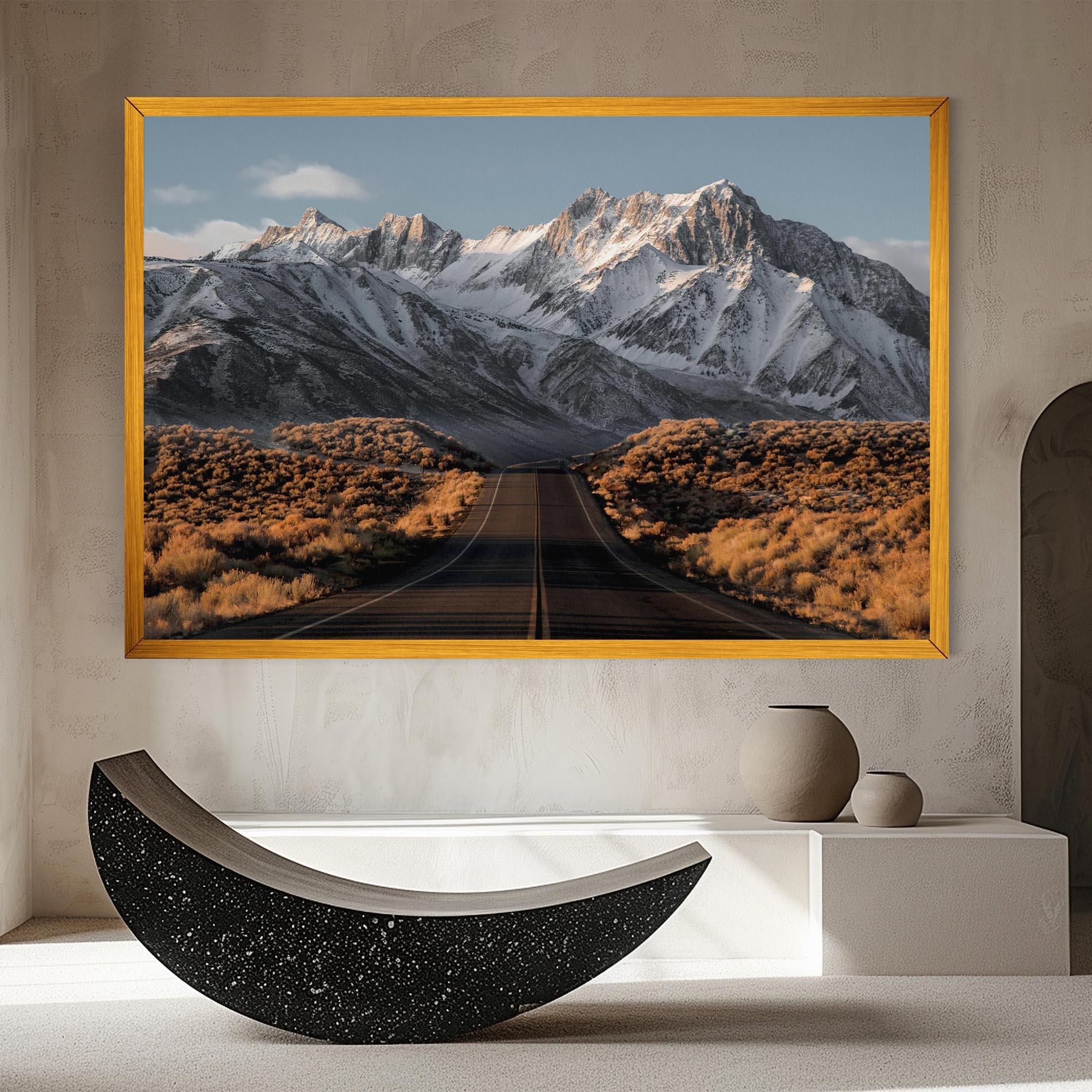 Obraz na Płótnie Autumn Mountain View mockup 8