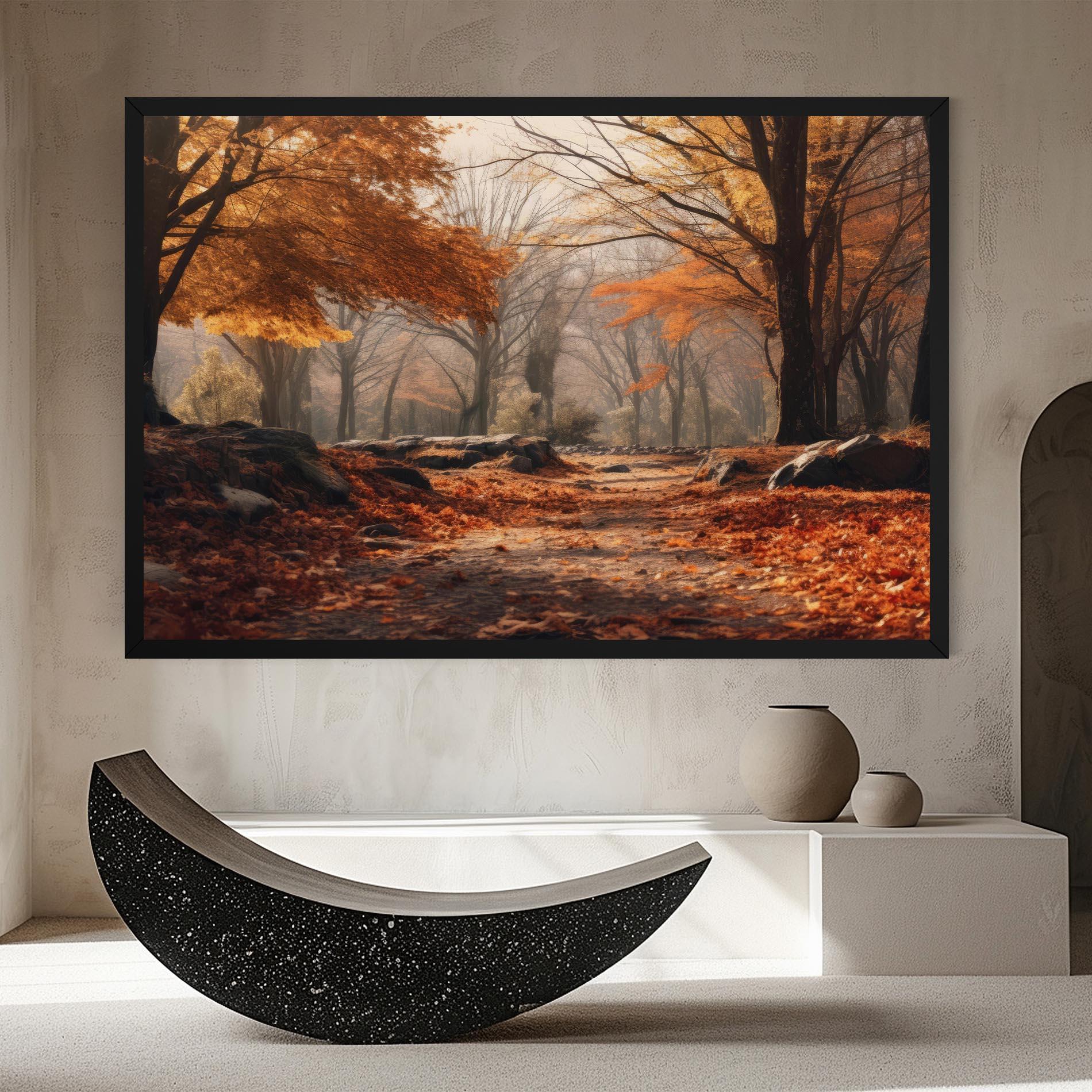 Obraz na Płótnie Autumn Forest mockup 8