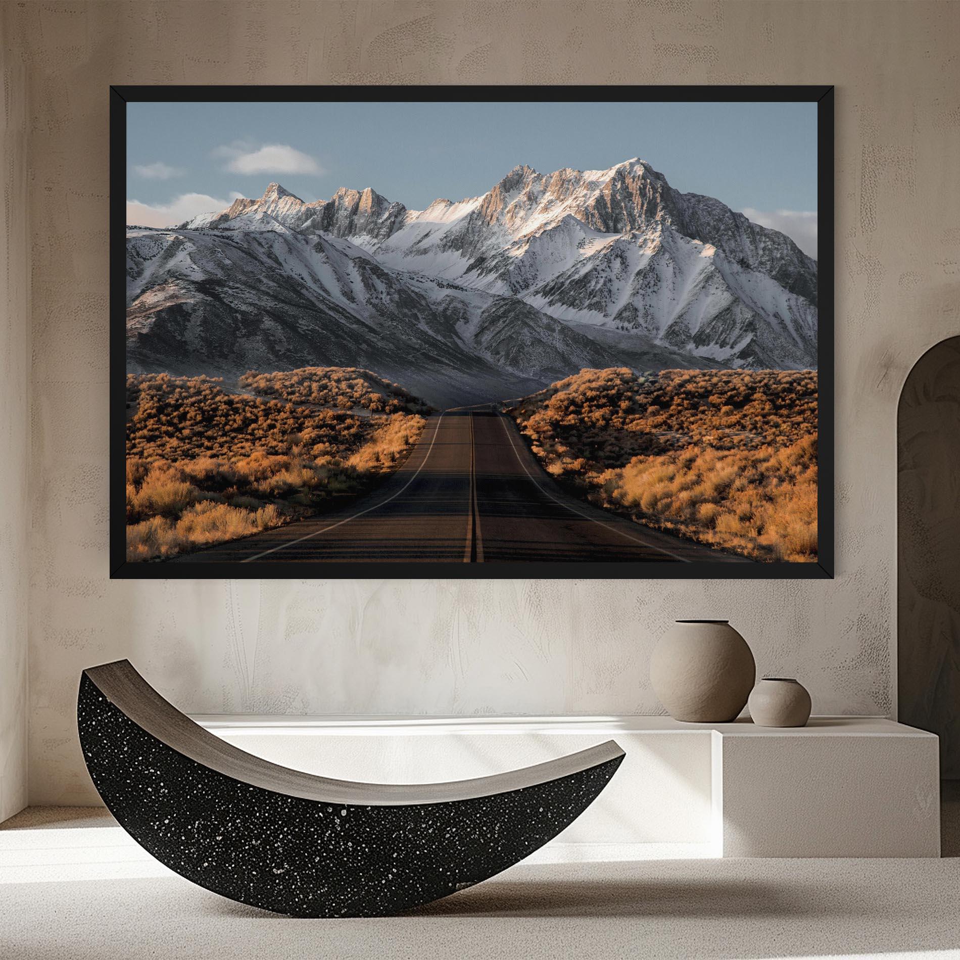 Obraz na Płótnie Autumn Mountain View mockup 8