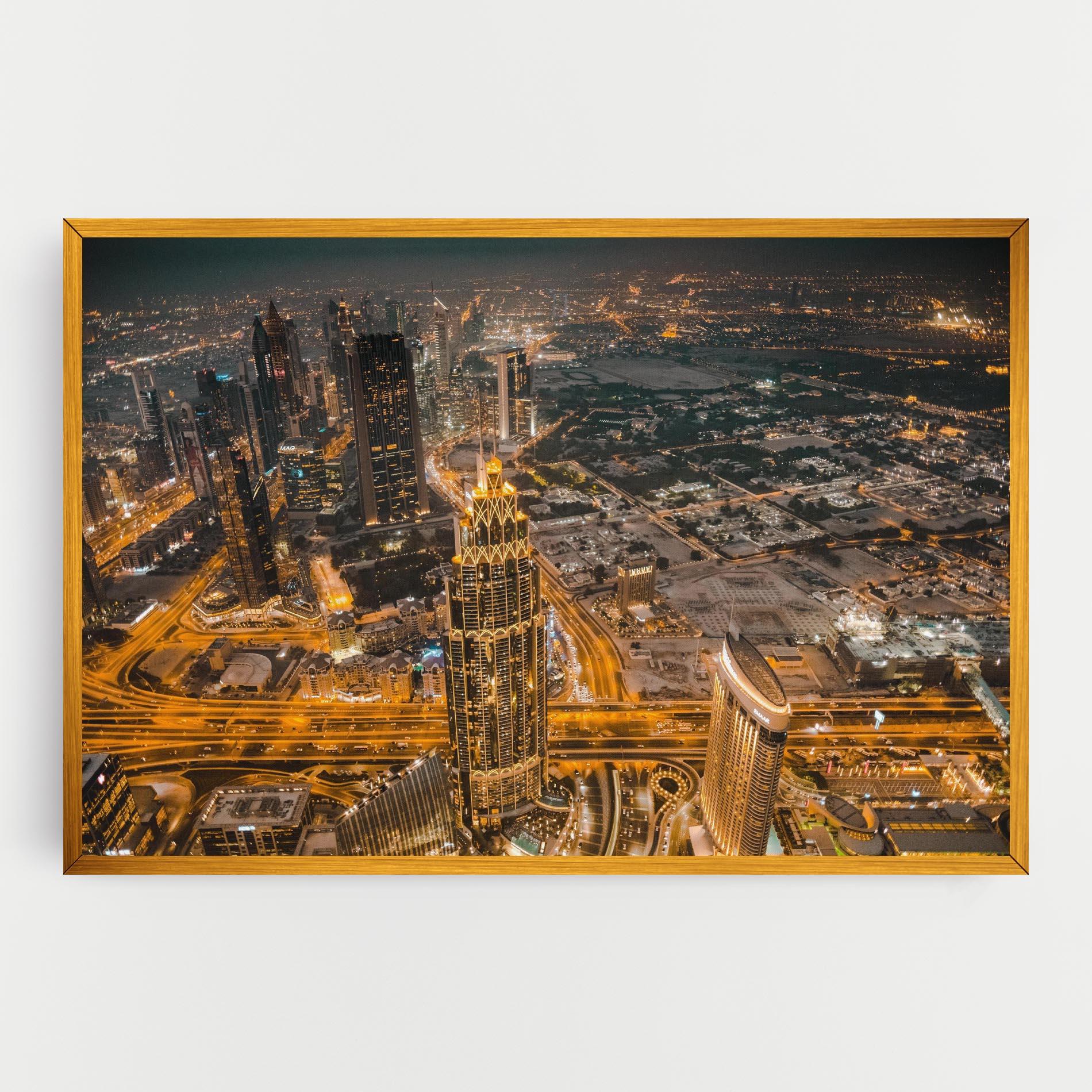 Obraz na Płótnie Dubai Lights mockup 0