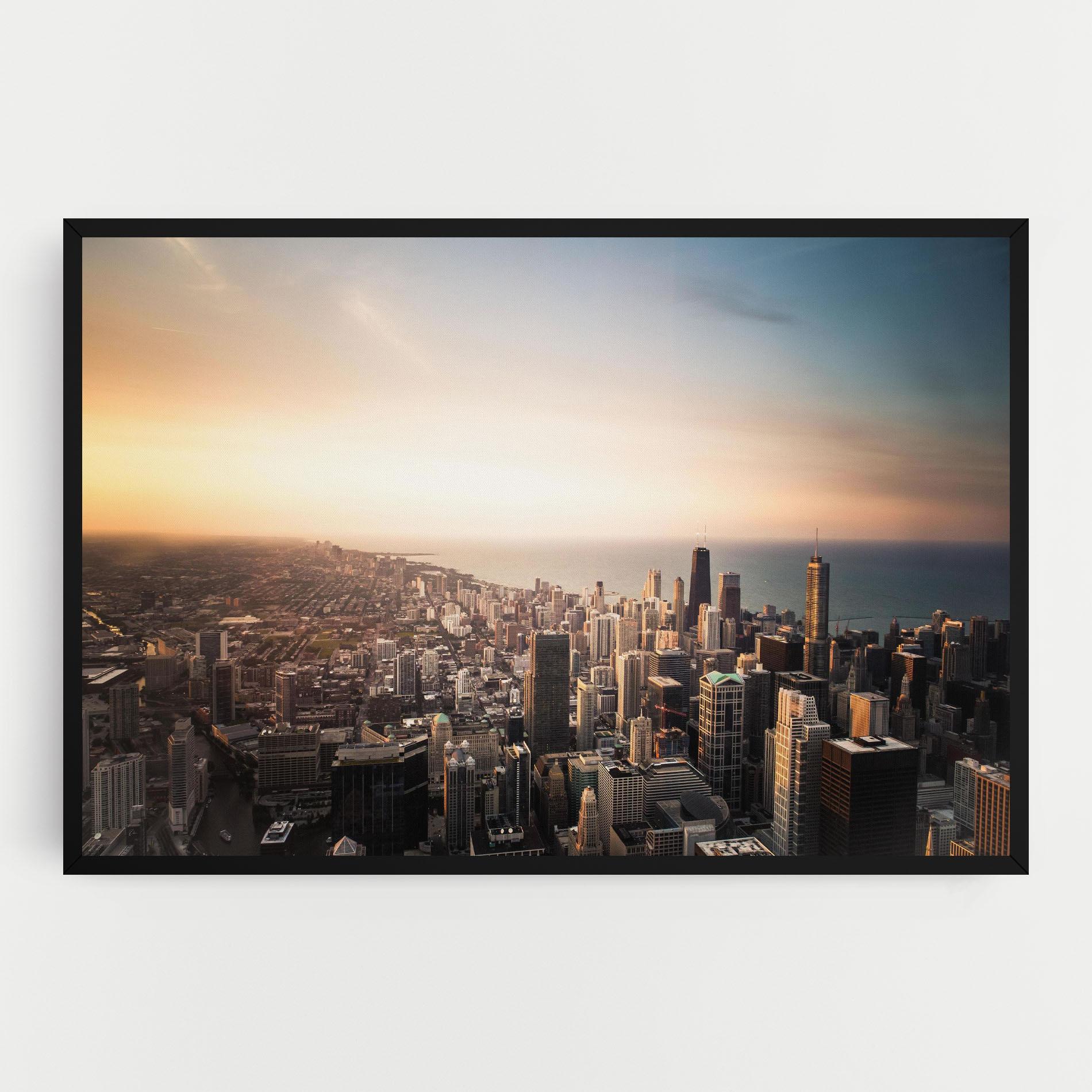 Obraz na Płótnie City Buildings mockup 0