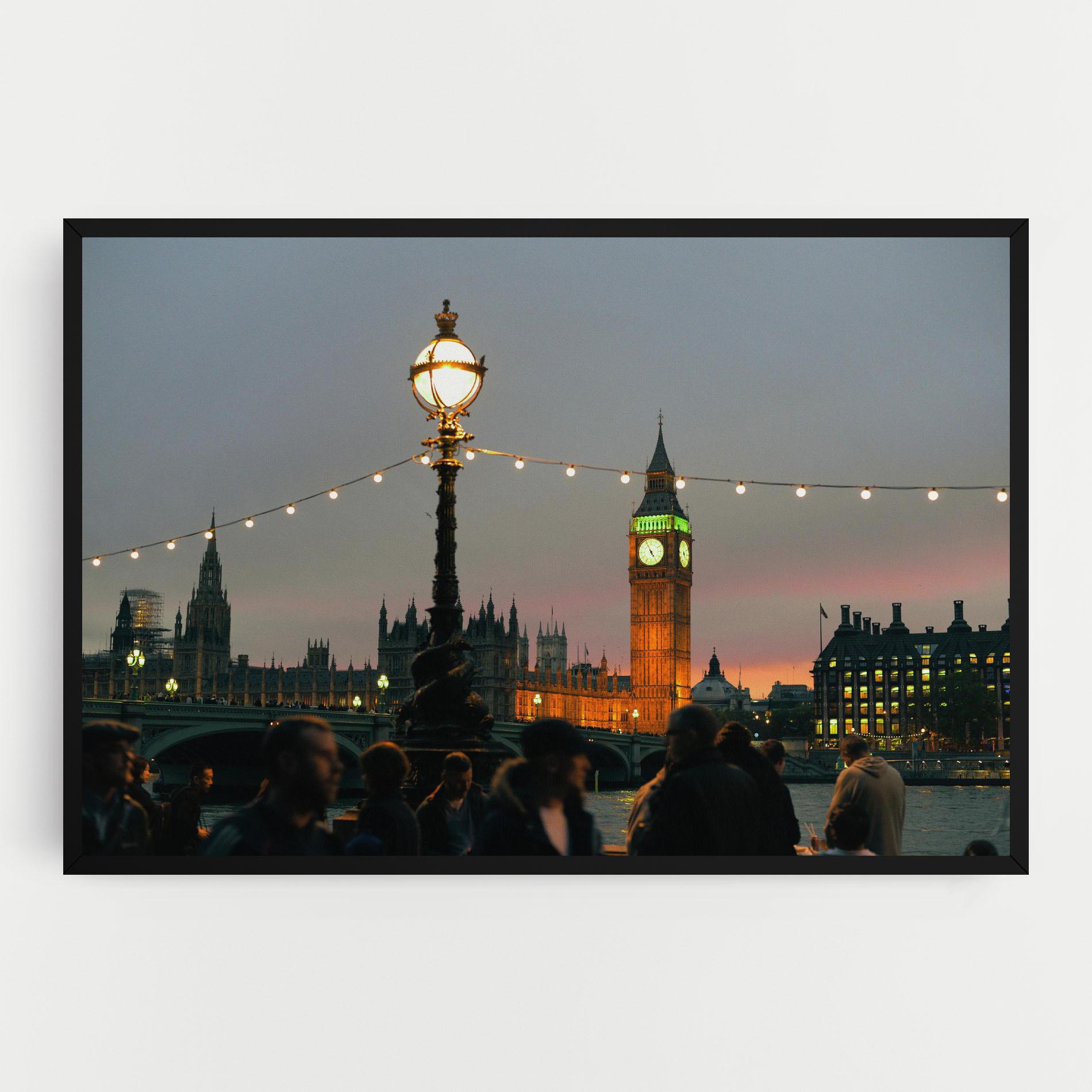 Obraz na Płótnie Clock Lights mockup 0