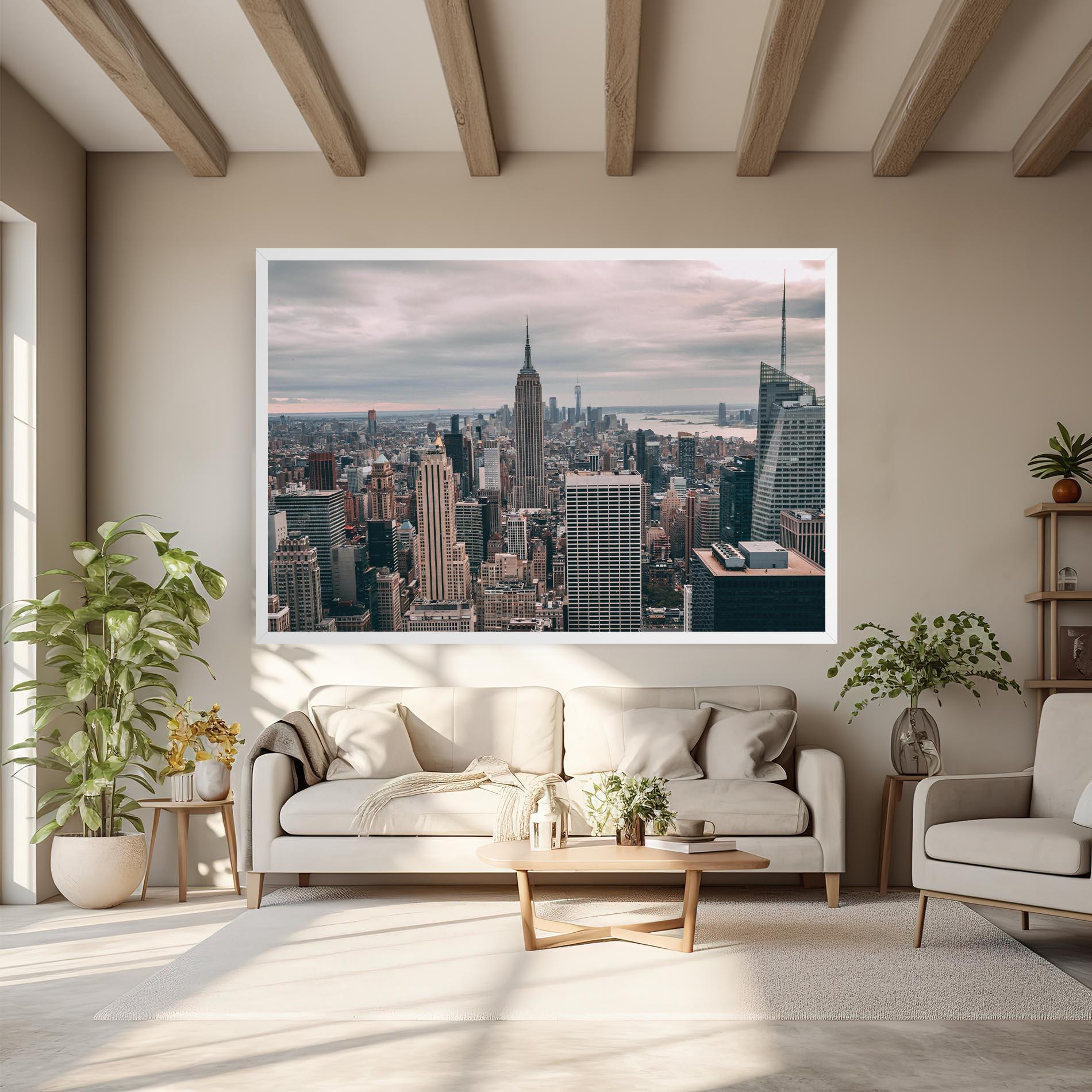 Obraz na Płótnie High View Building mockup 6