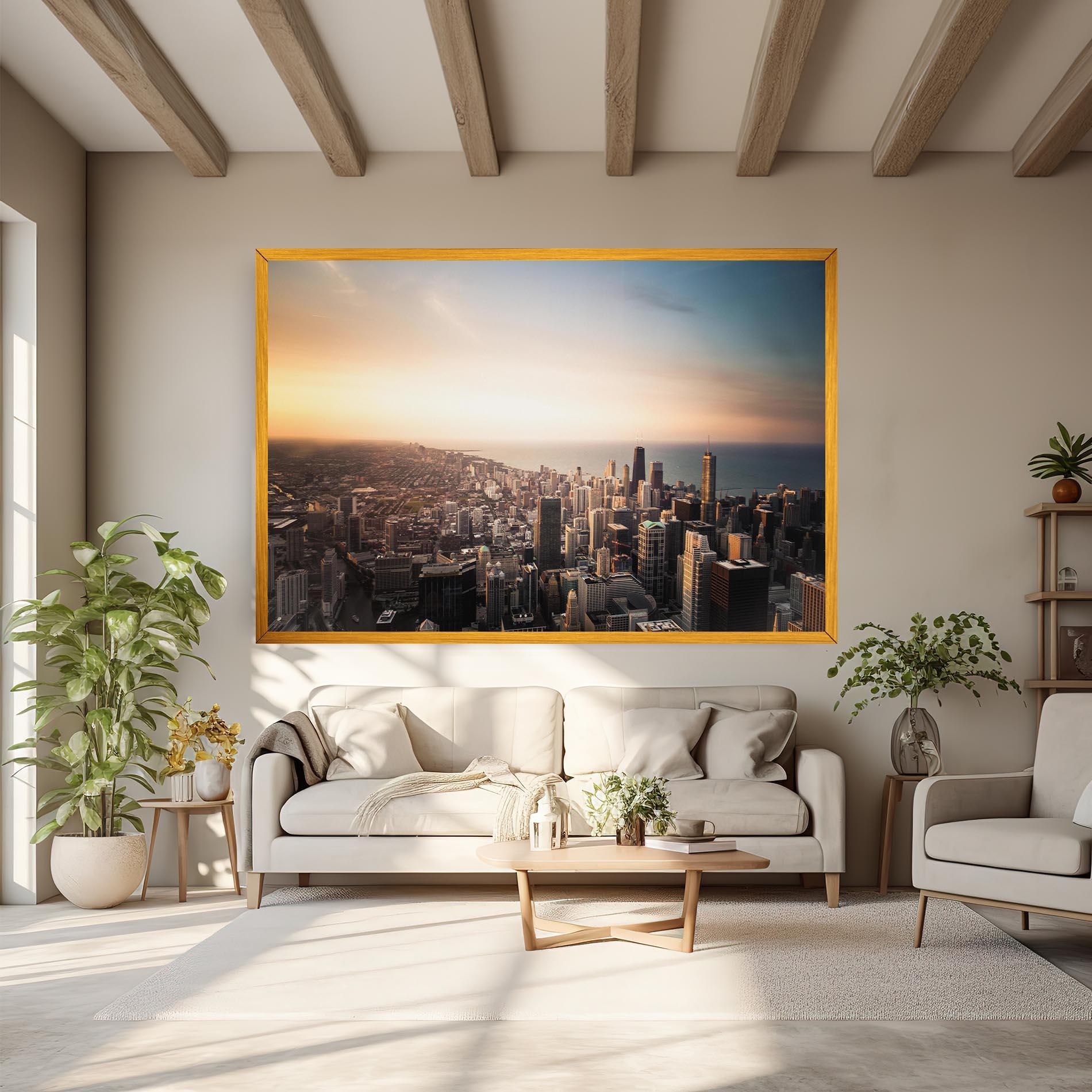 Obraz na Płótnie City Buildings mockup 6