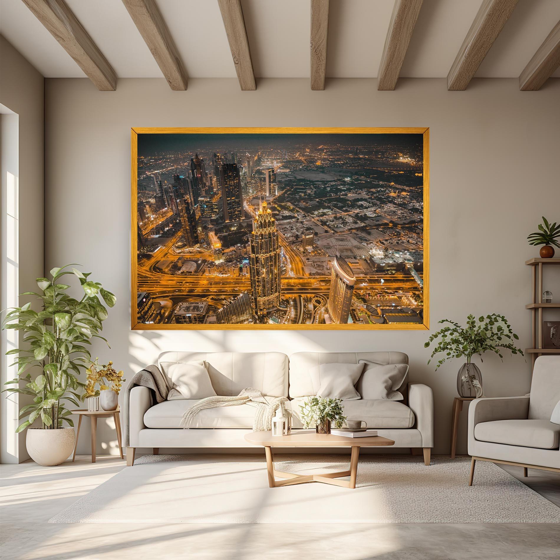 Obraz na Płótnie Dubai Lights mockup 6