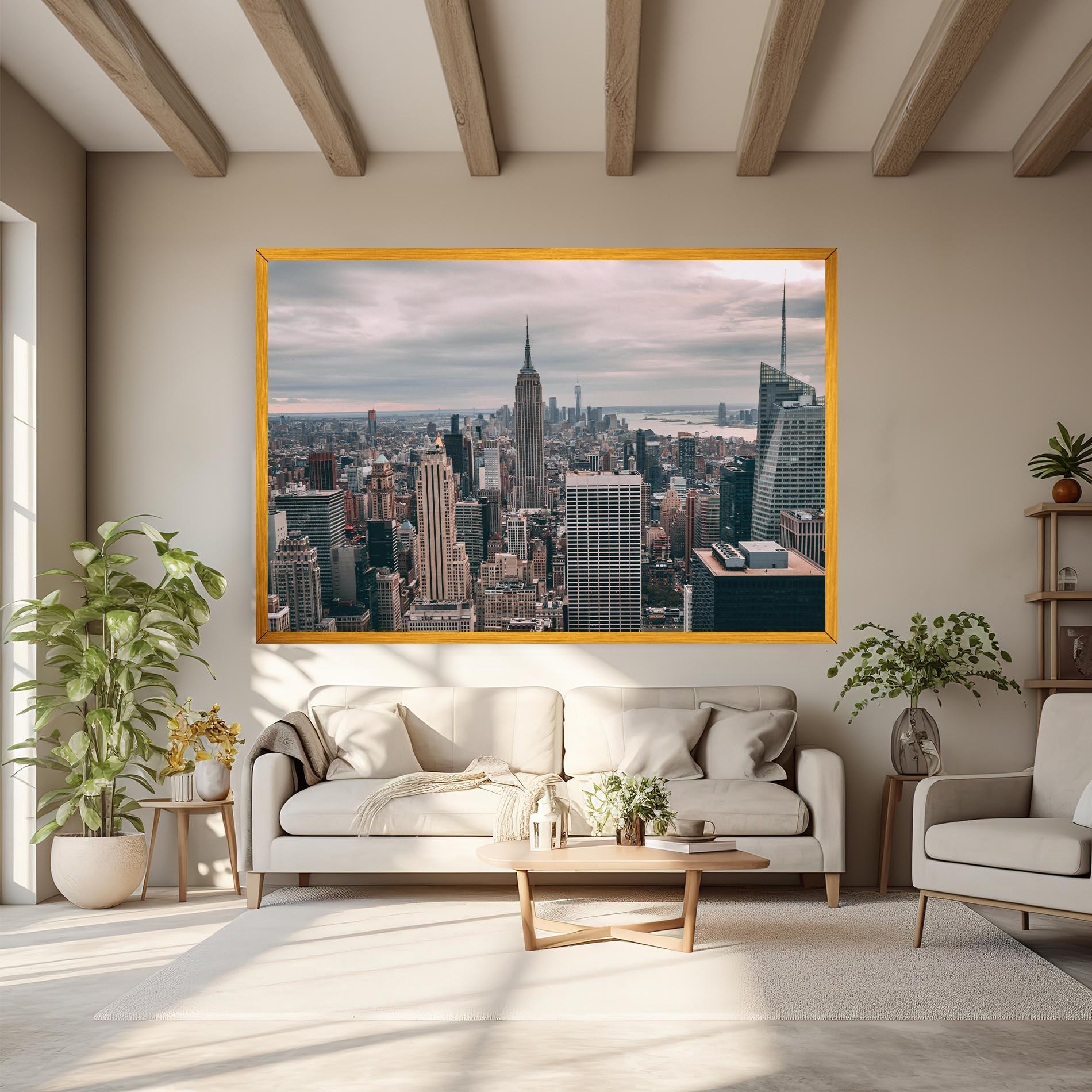 Obraz na Płótnie High View Building mockup 6