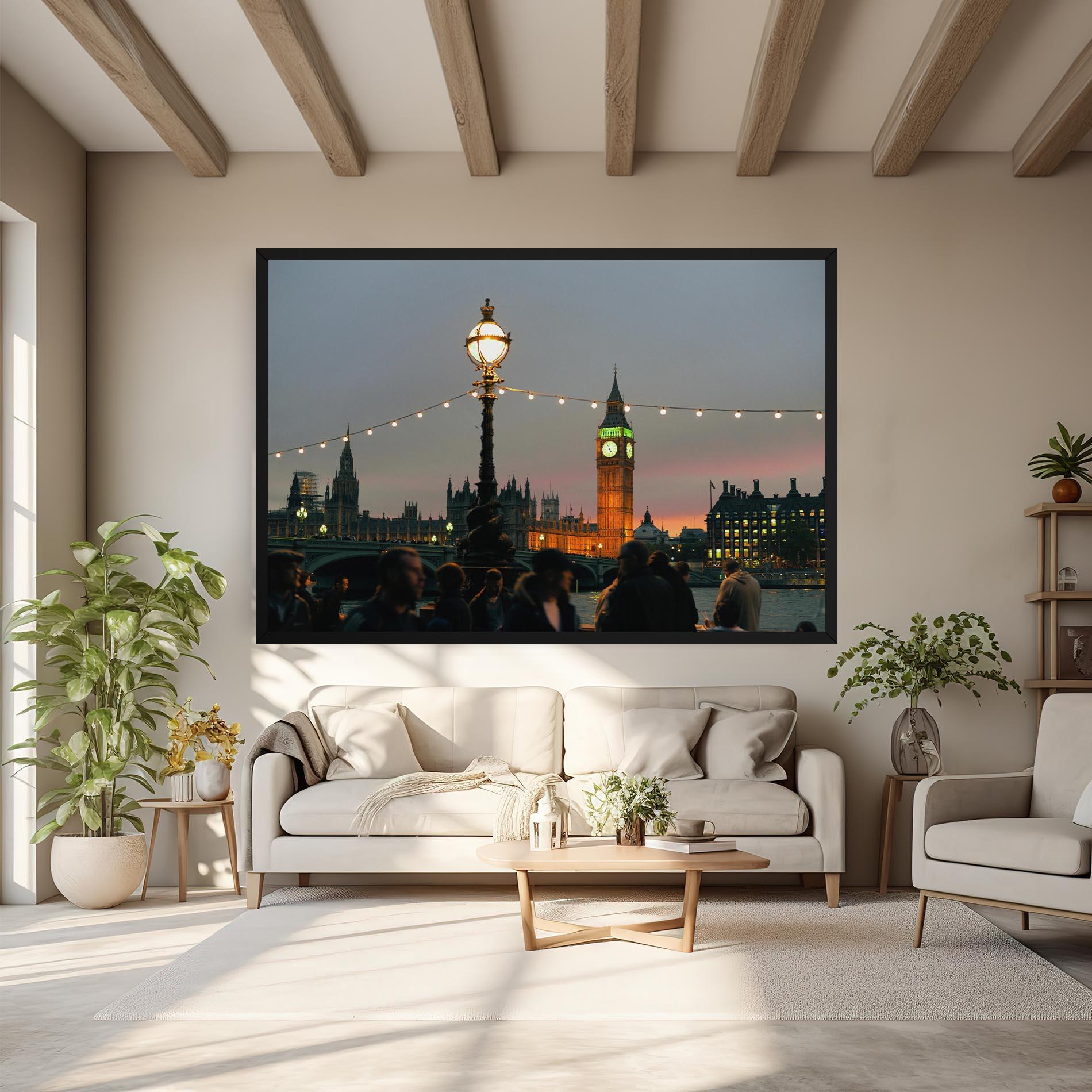 Obraz na Płótnie Clock Lights mockup 6