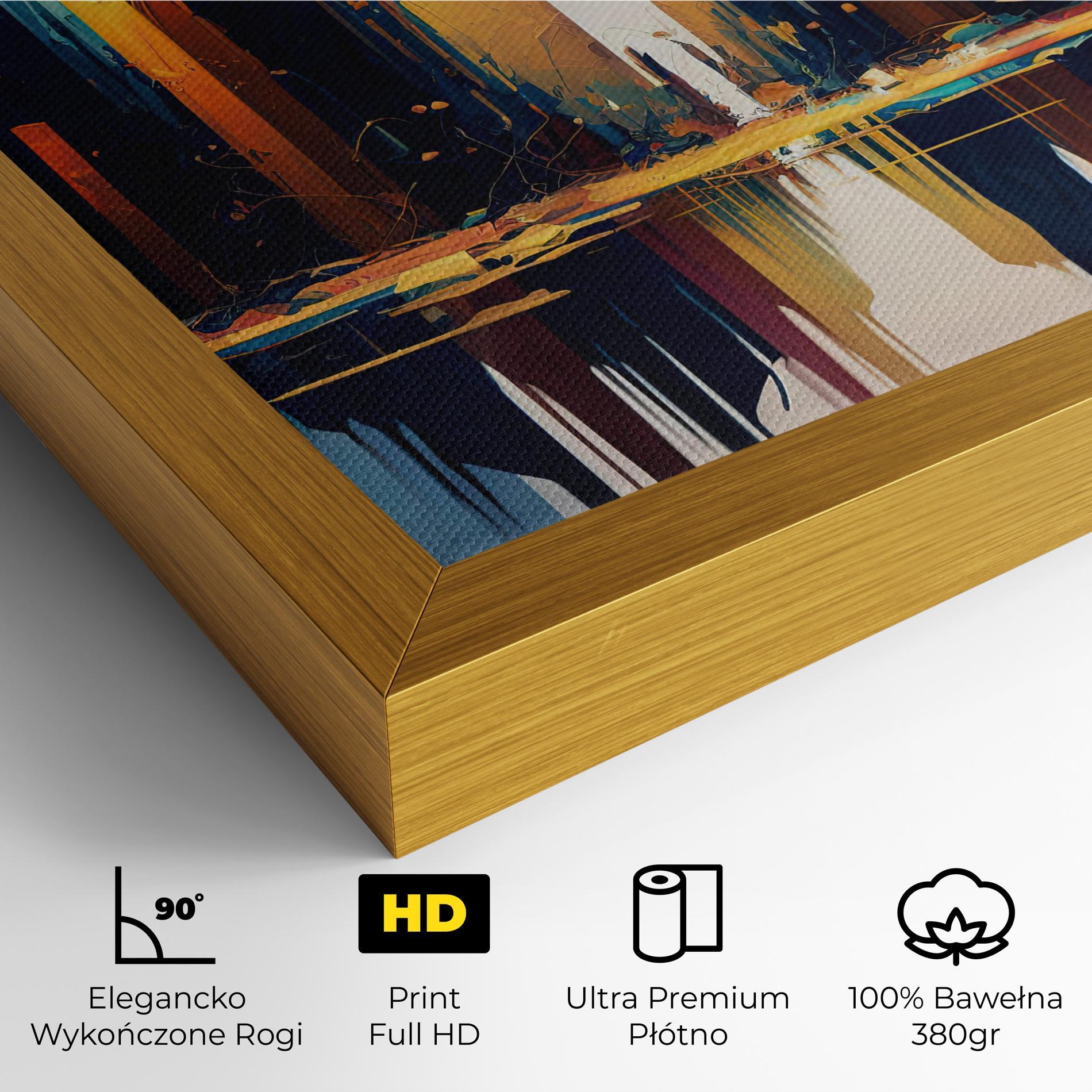 Obraz na Płótnie City Pain Art mockup 4