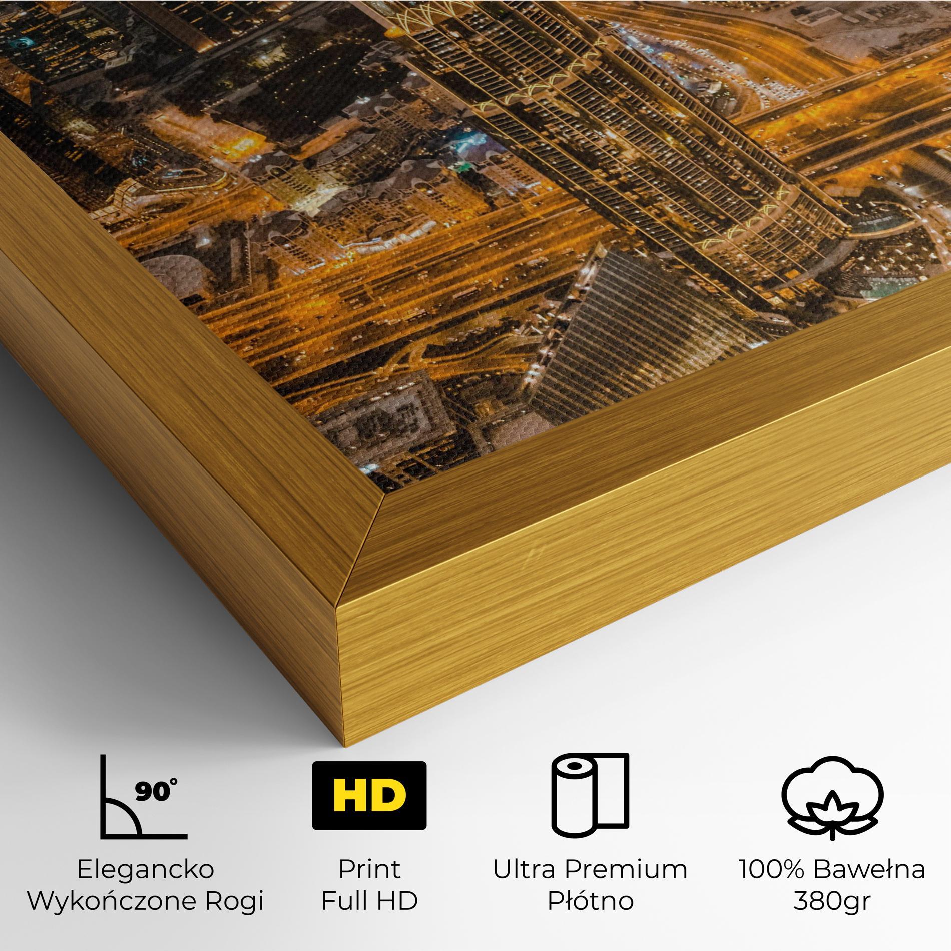 Obraz na Płótnie Dubai Lights mockup 4