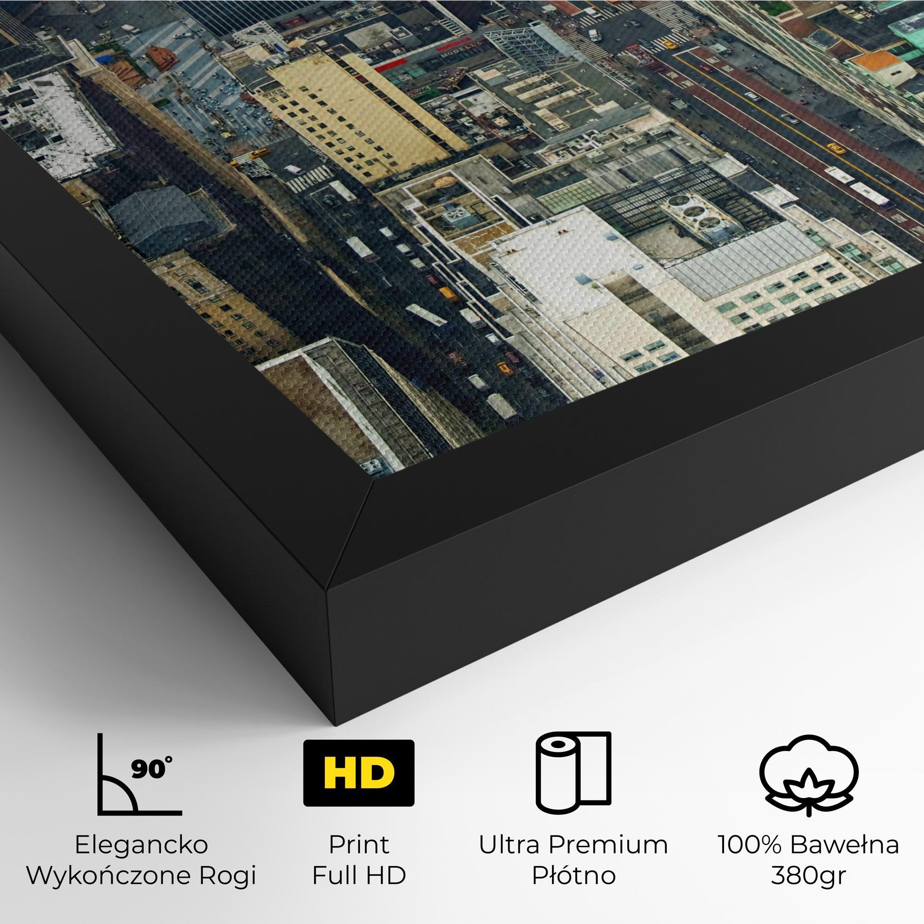 Obraz na Płótnie Cream Tall Building mockup 4