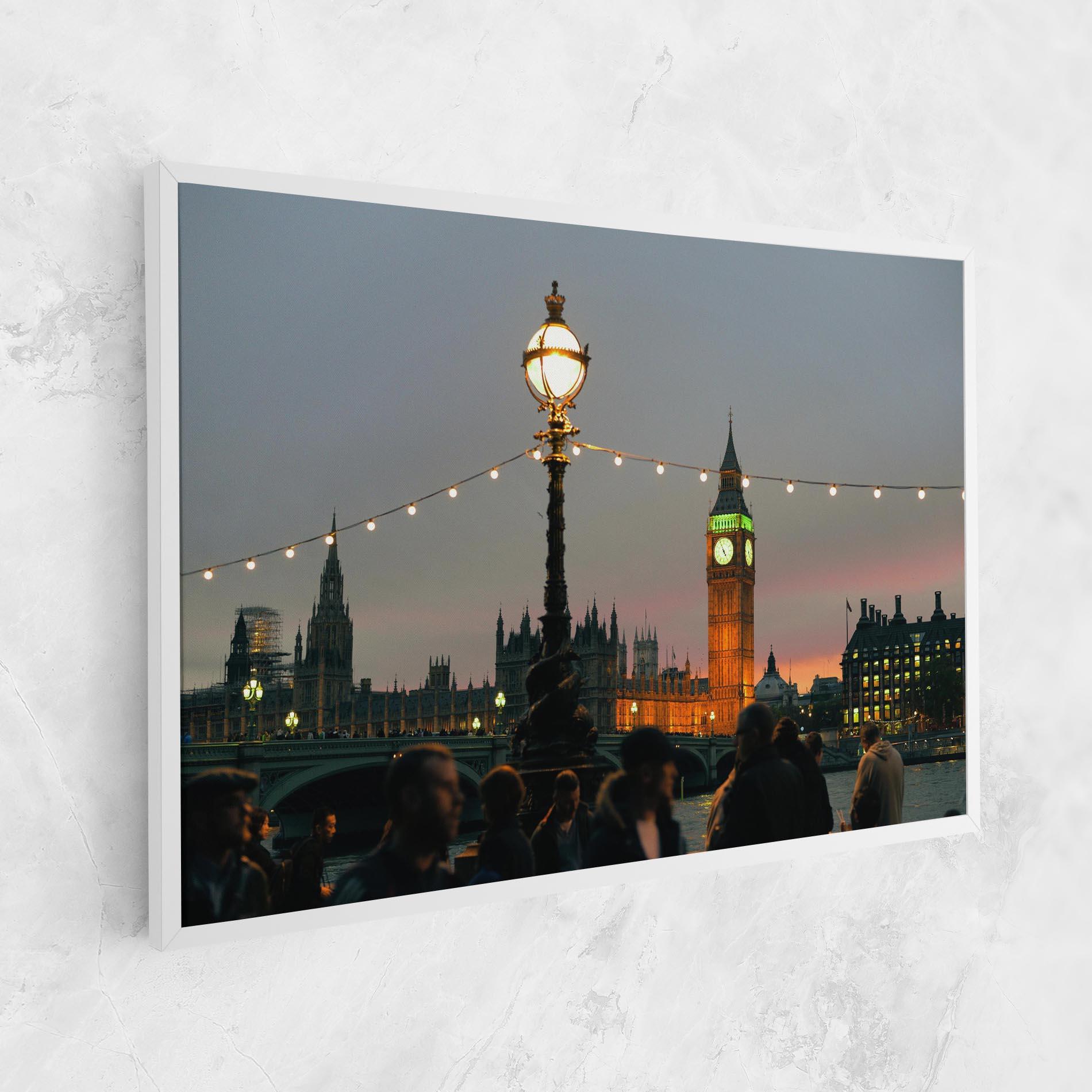 Obraz na Płótnie Clock Lights mockup 1