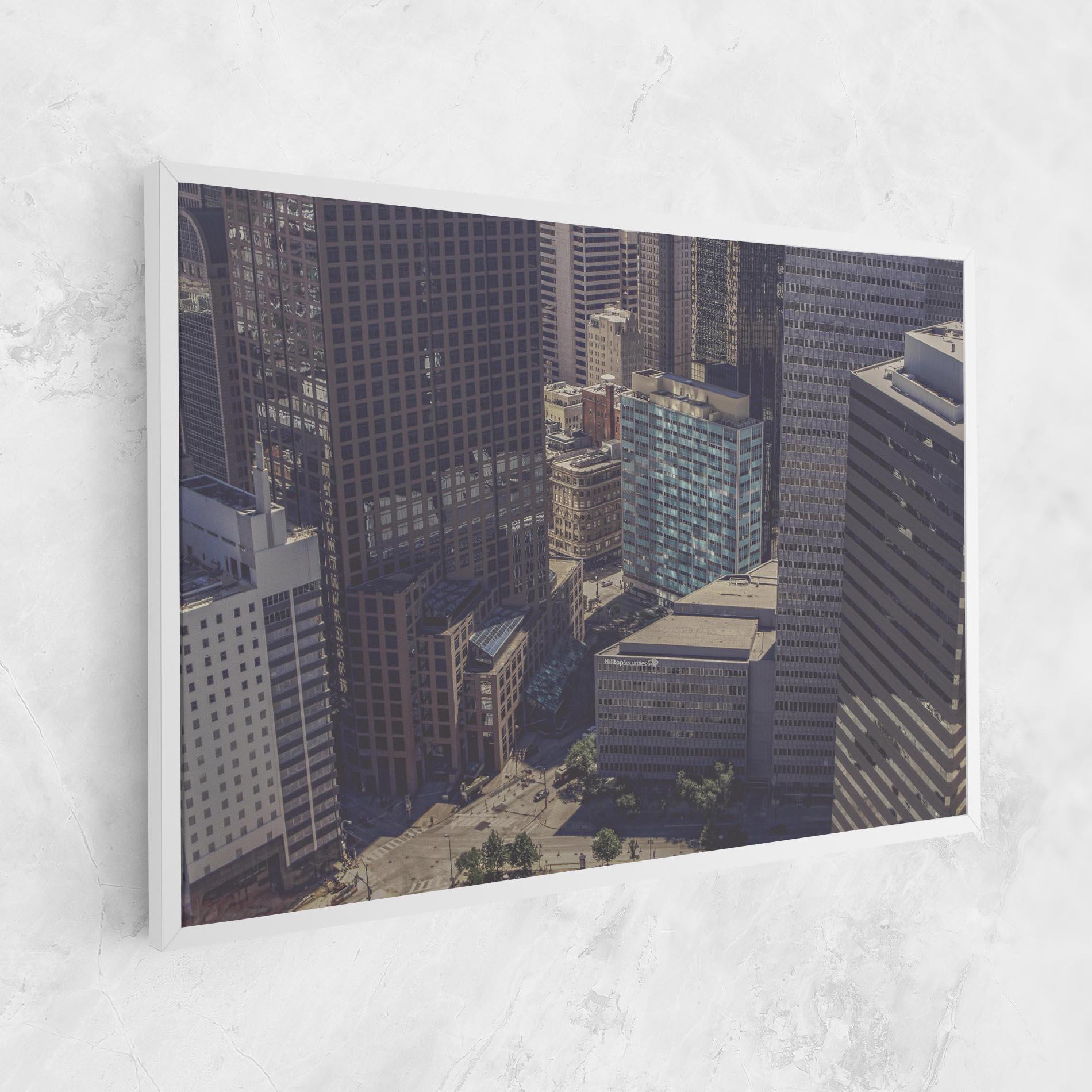 Obraz na Płótnie Cream Light Building mockup 1