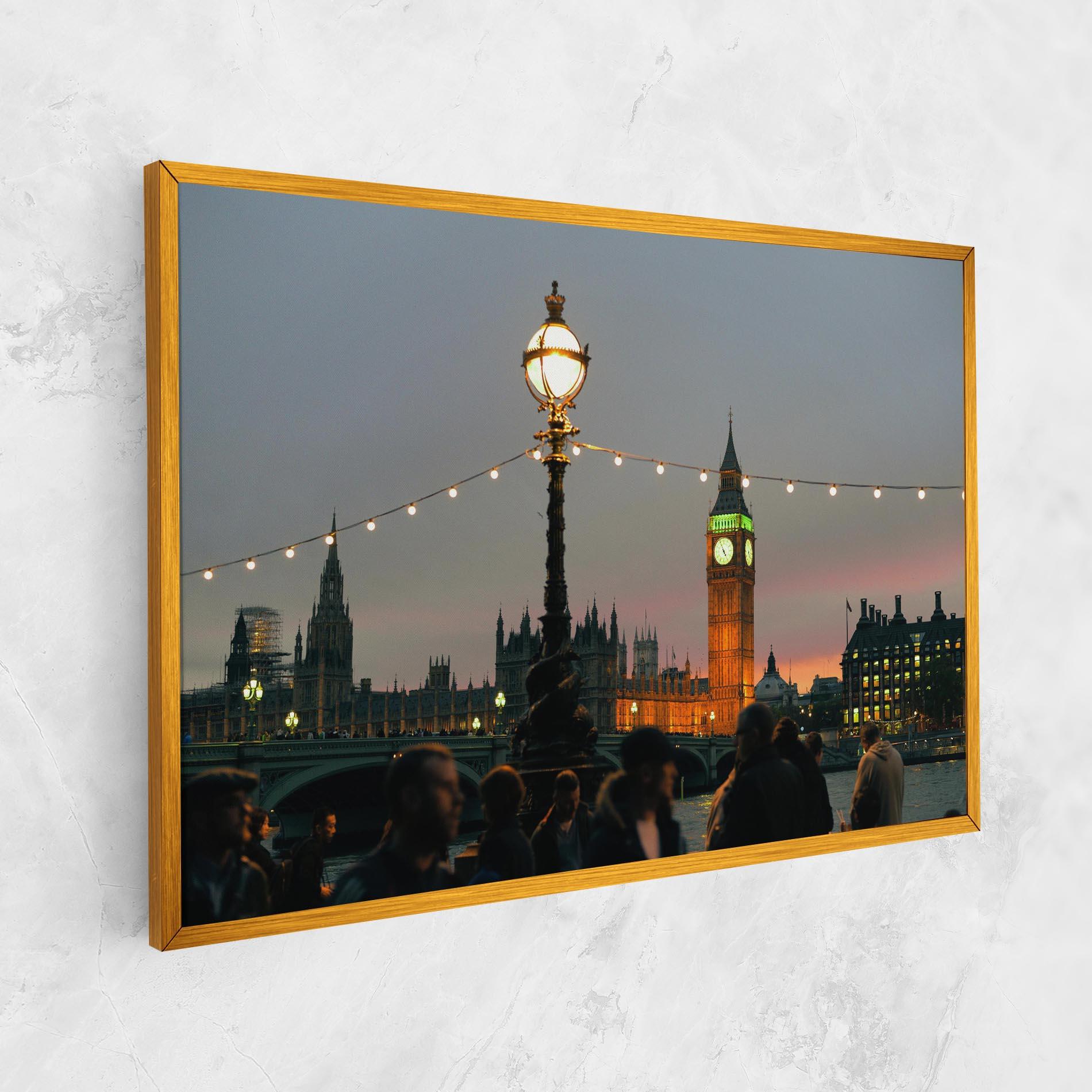 Obraz na Płótnie Clock Lights mockup 1