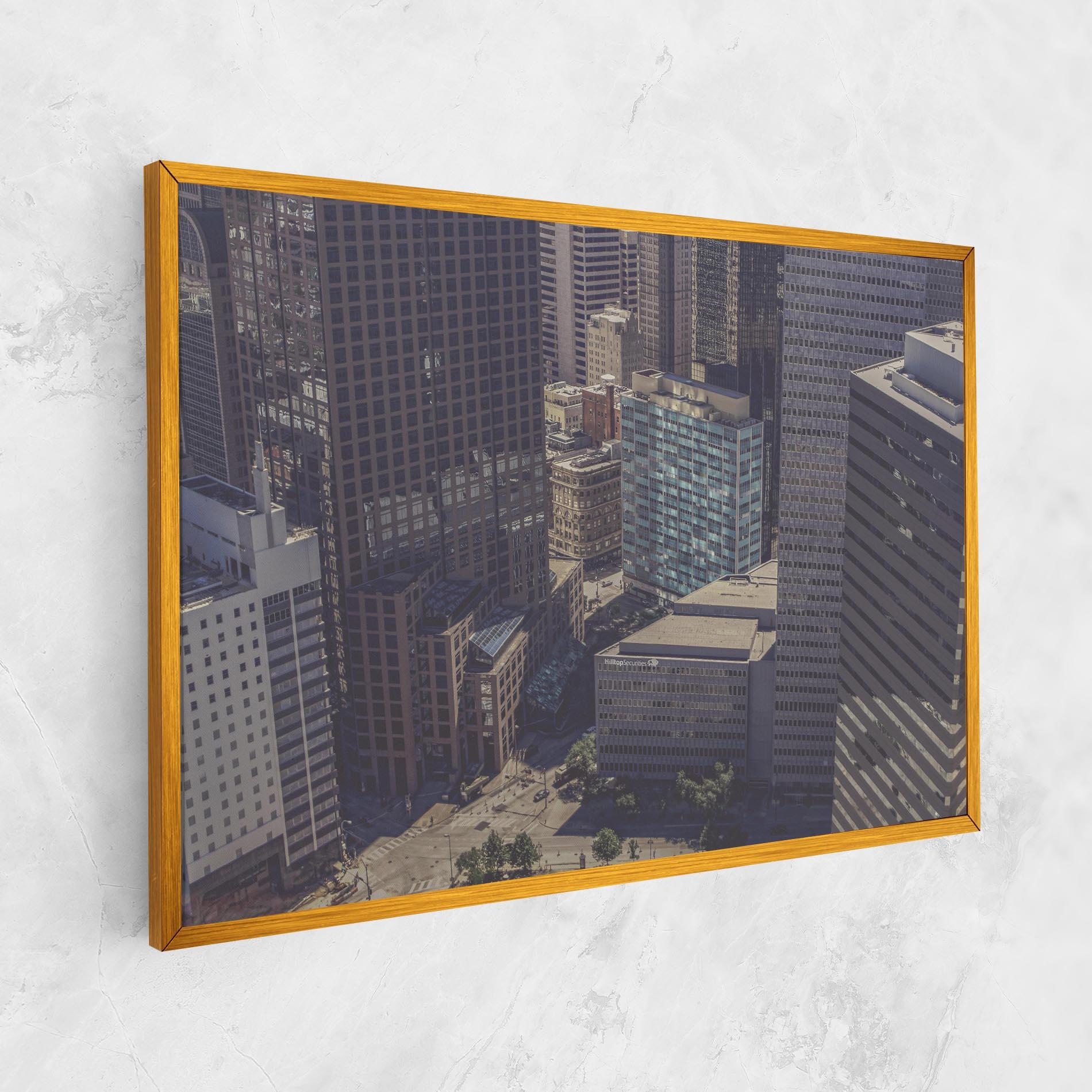 Obraz na Płótnie Cream Light Building mockup 1