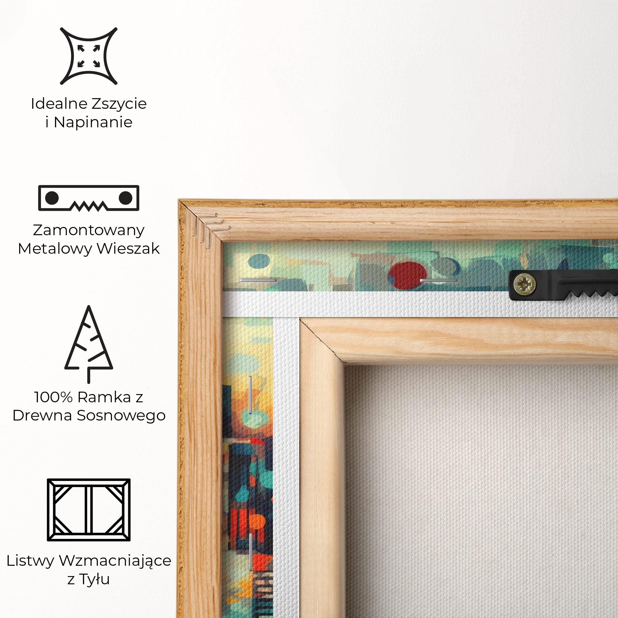 Colorful City Painting mockup 5