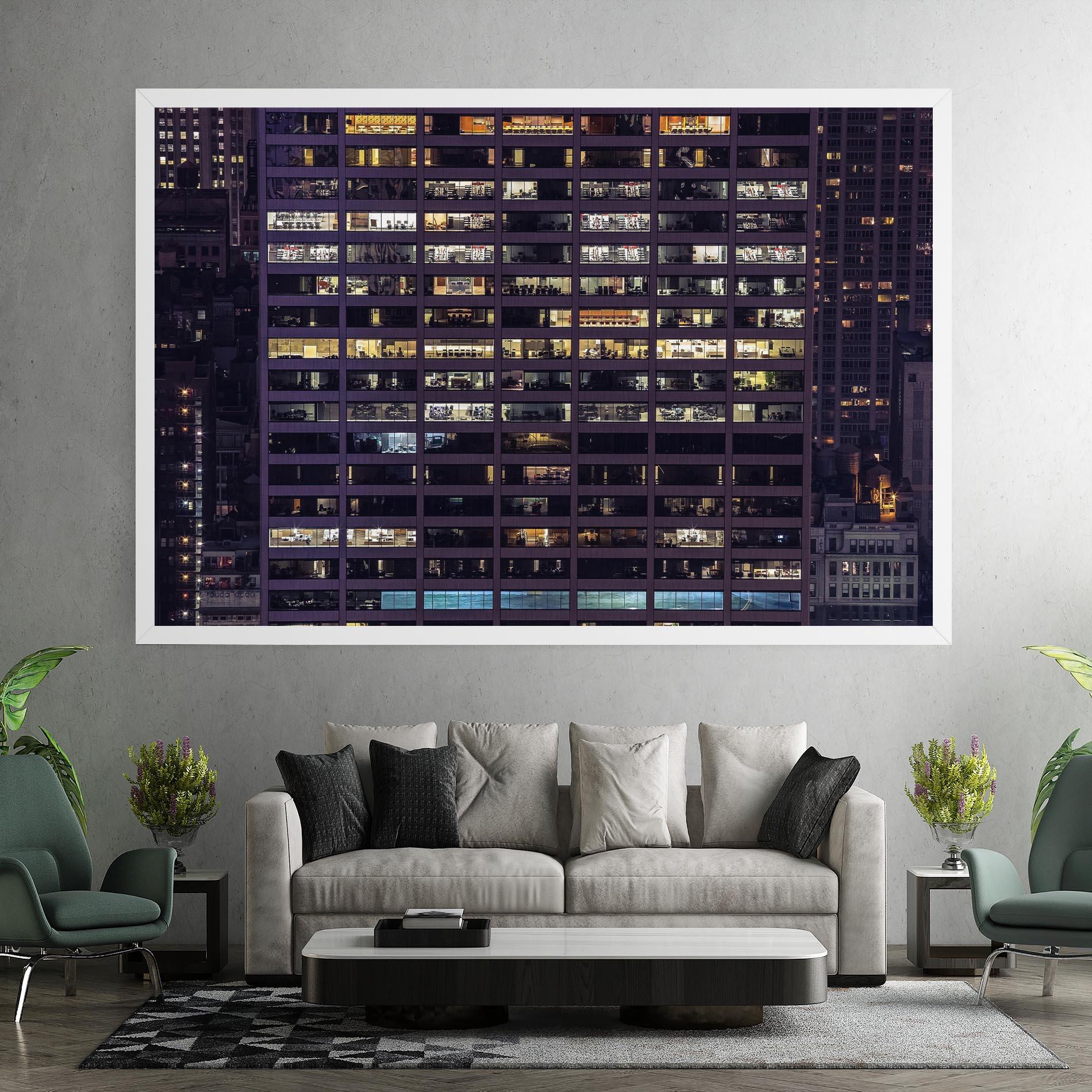 Obraz na Płótnie Building Lights mockup 7