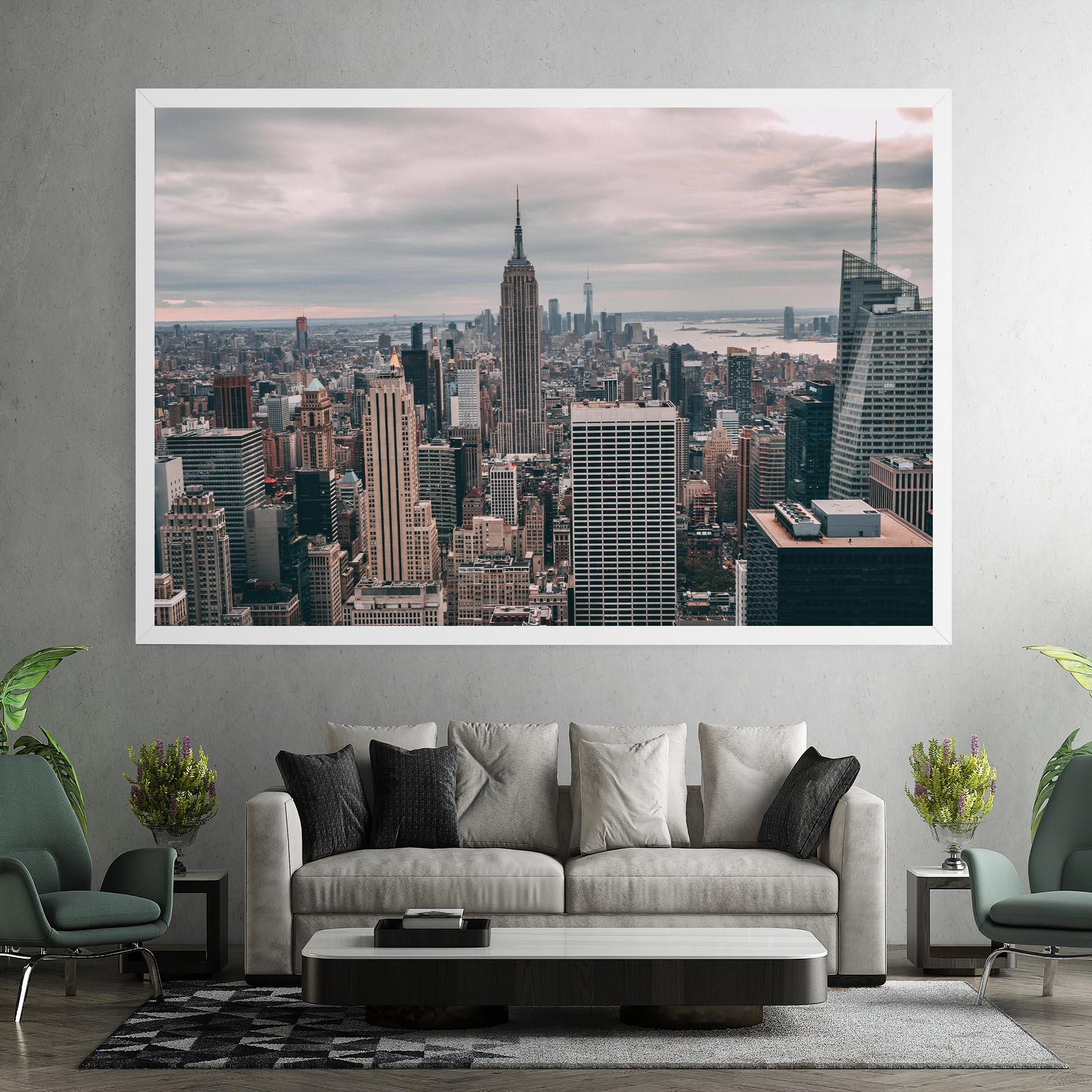 Obraz na Płótnie High View Building mockup 7