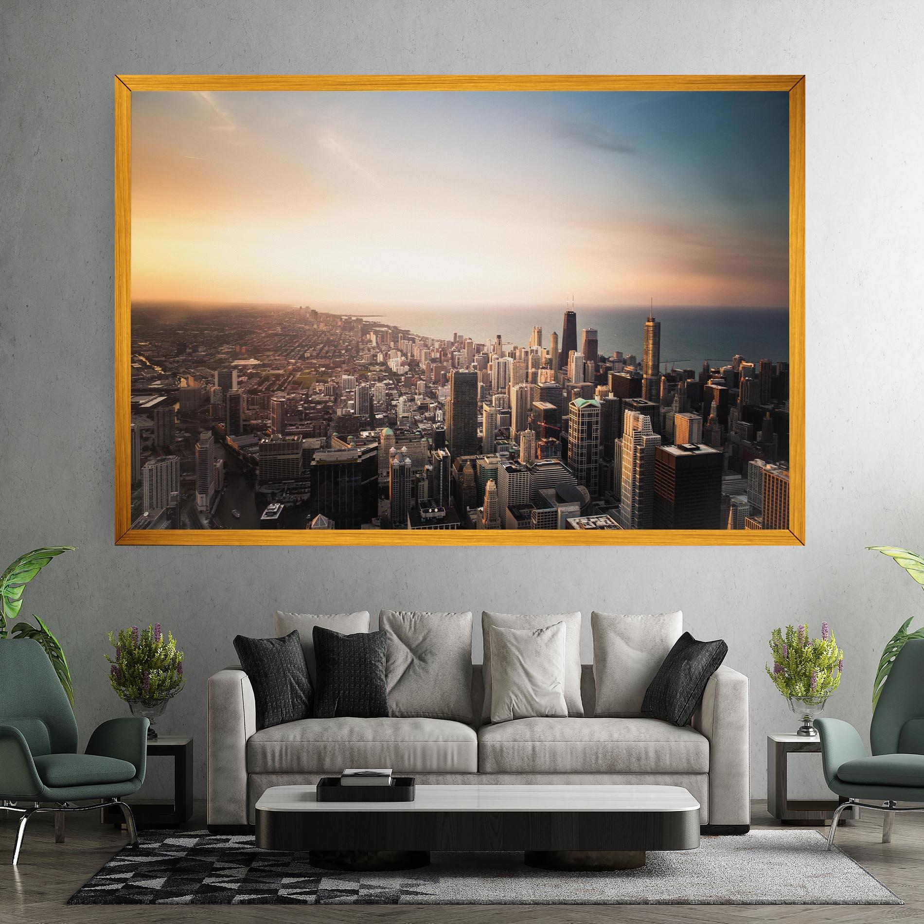 Obraz na Płótnie City Buildings mockup 7