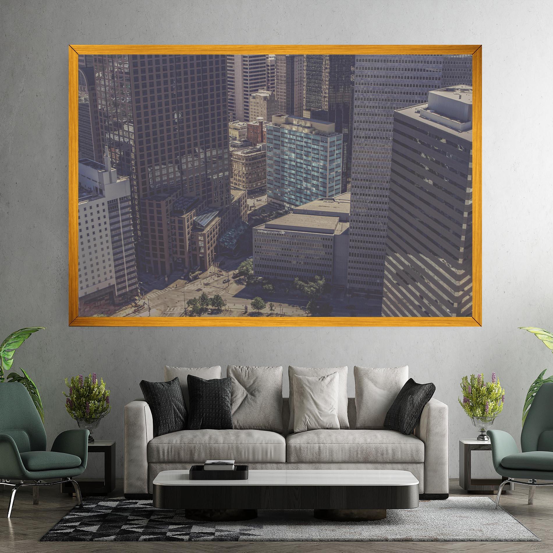 Obraz na Płótnie Cream Light Building mockup 7