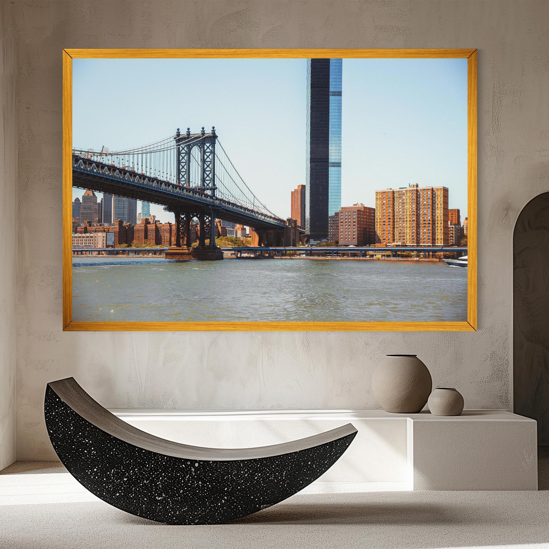 Obraz na Płótnie Big City Bridge mockup 8