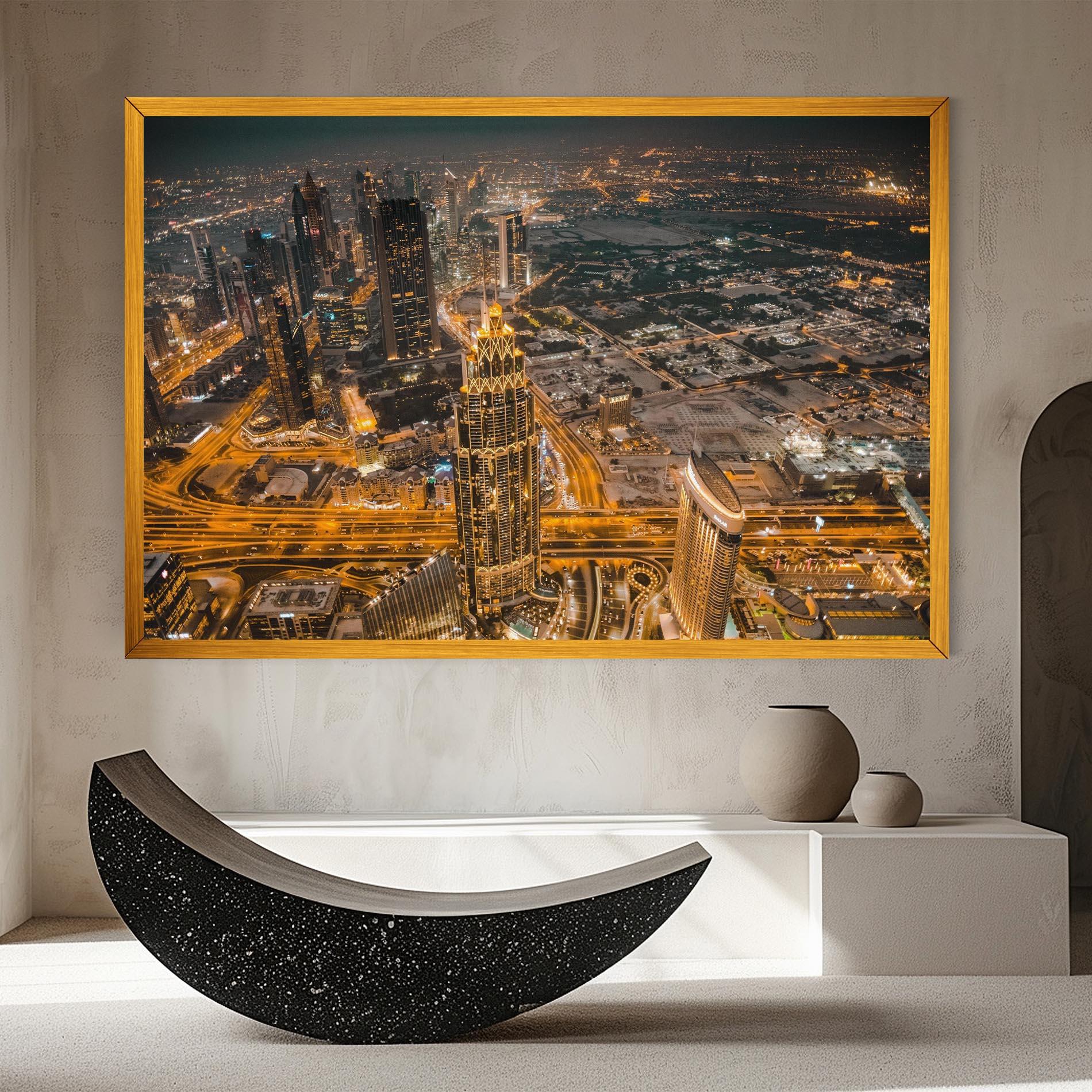 Obraz na Płótnie Dubai Lights mockup 8