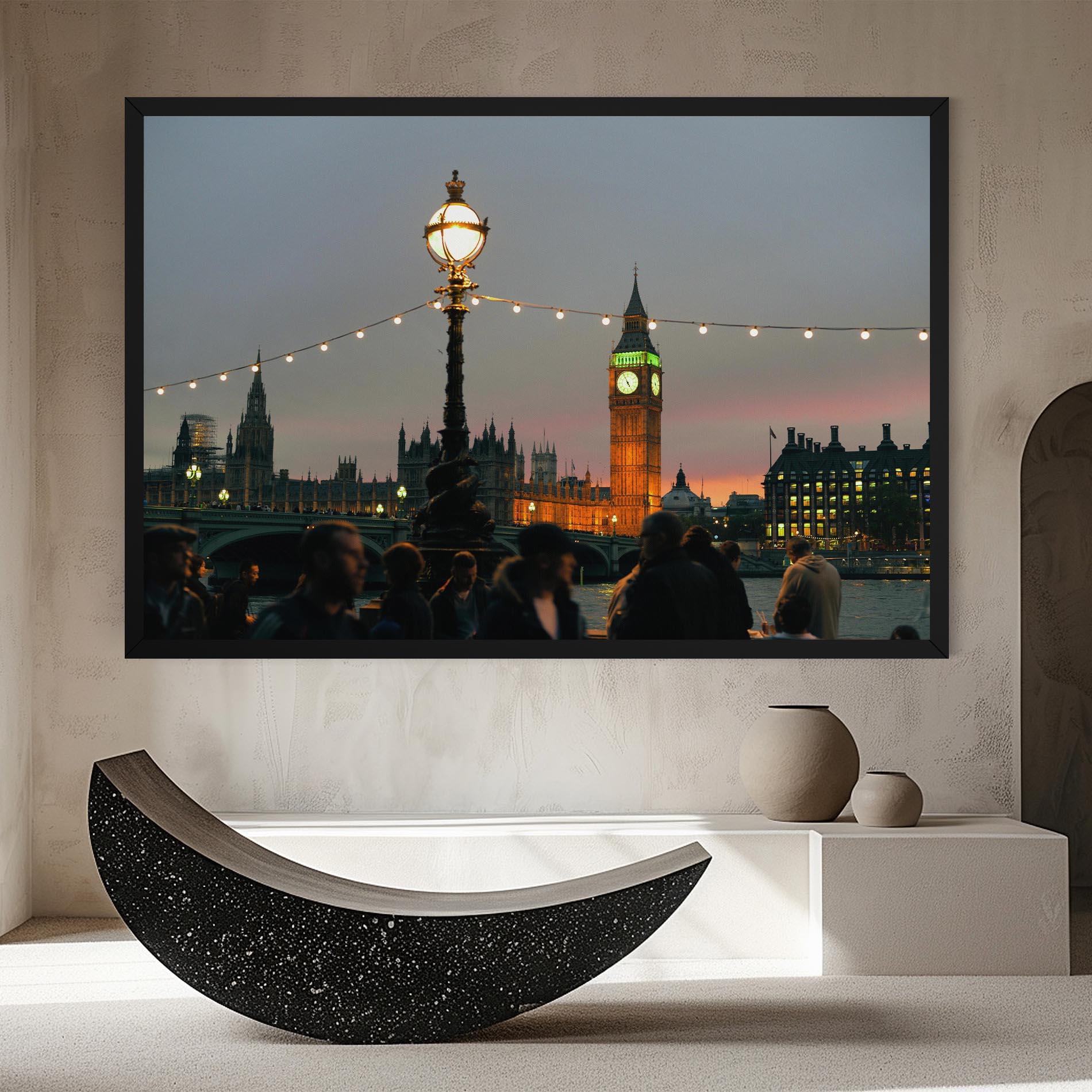 Obraz na Płótnie Clock Lights mockup 8