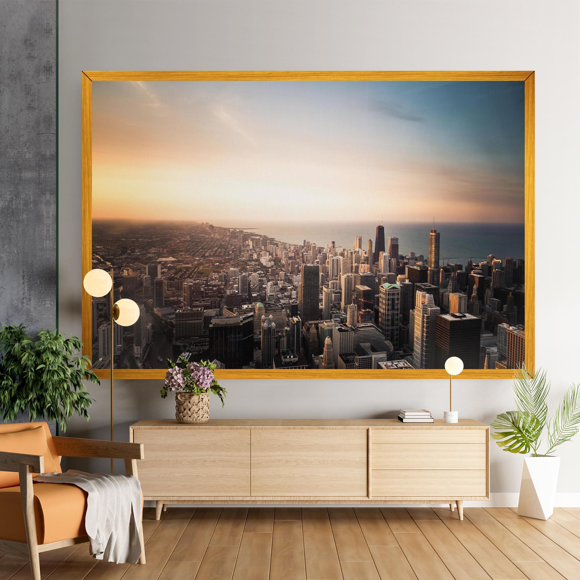 Obraz na Płótnie City Buildings mockup 9