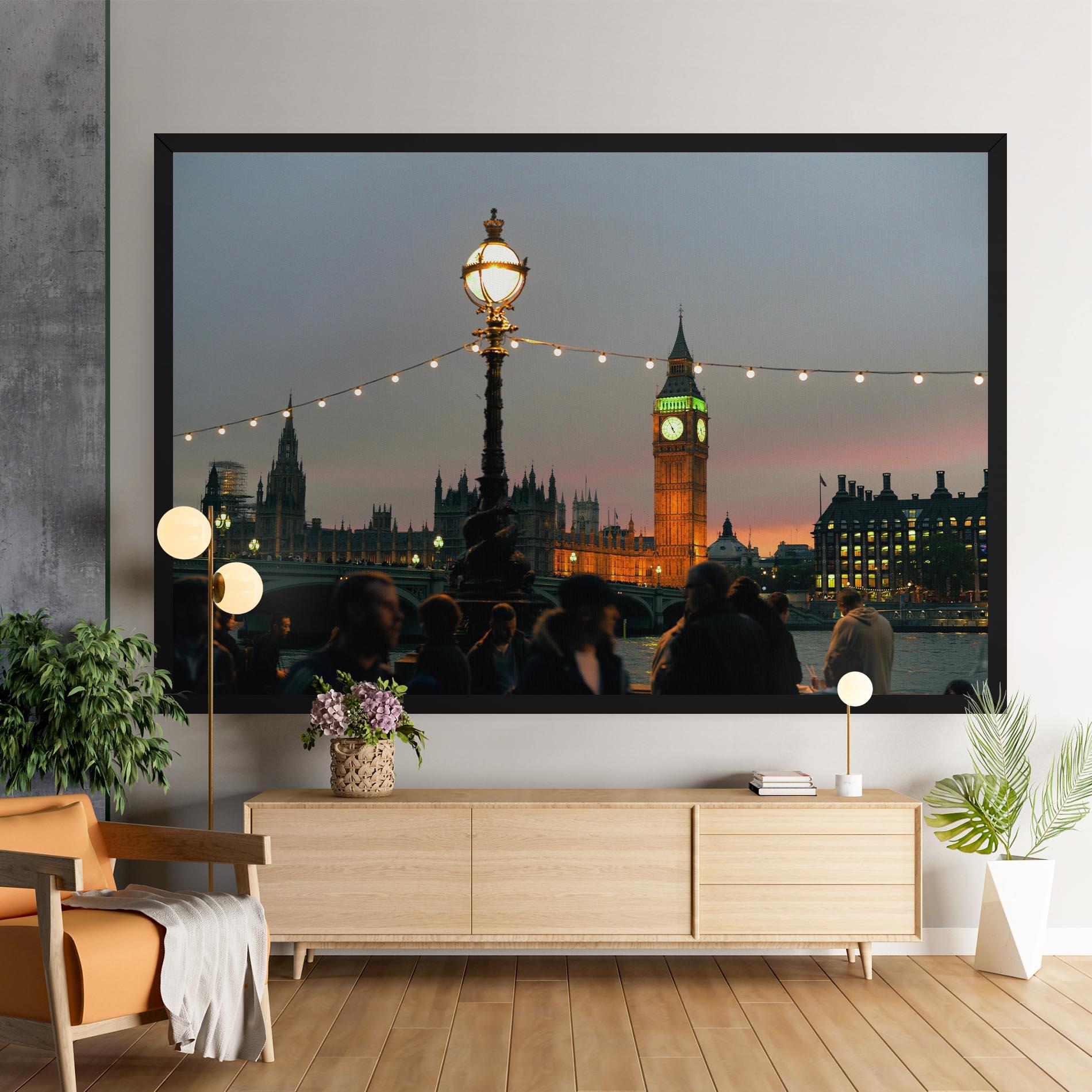 Obraz na Płótnie Clock Lights mockup 9