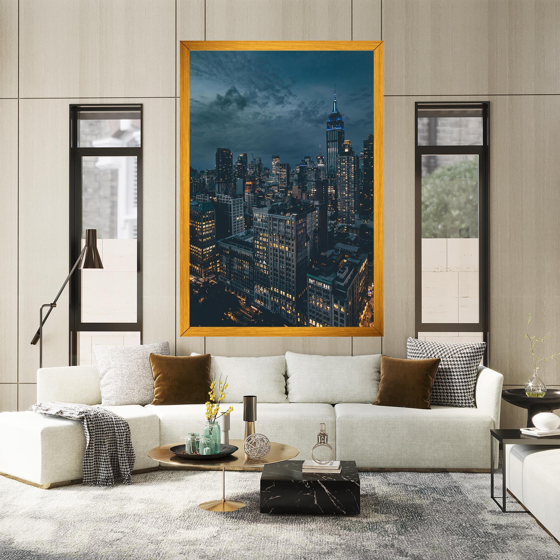 Obraz na Płótnie City Night mockup 2