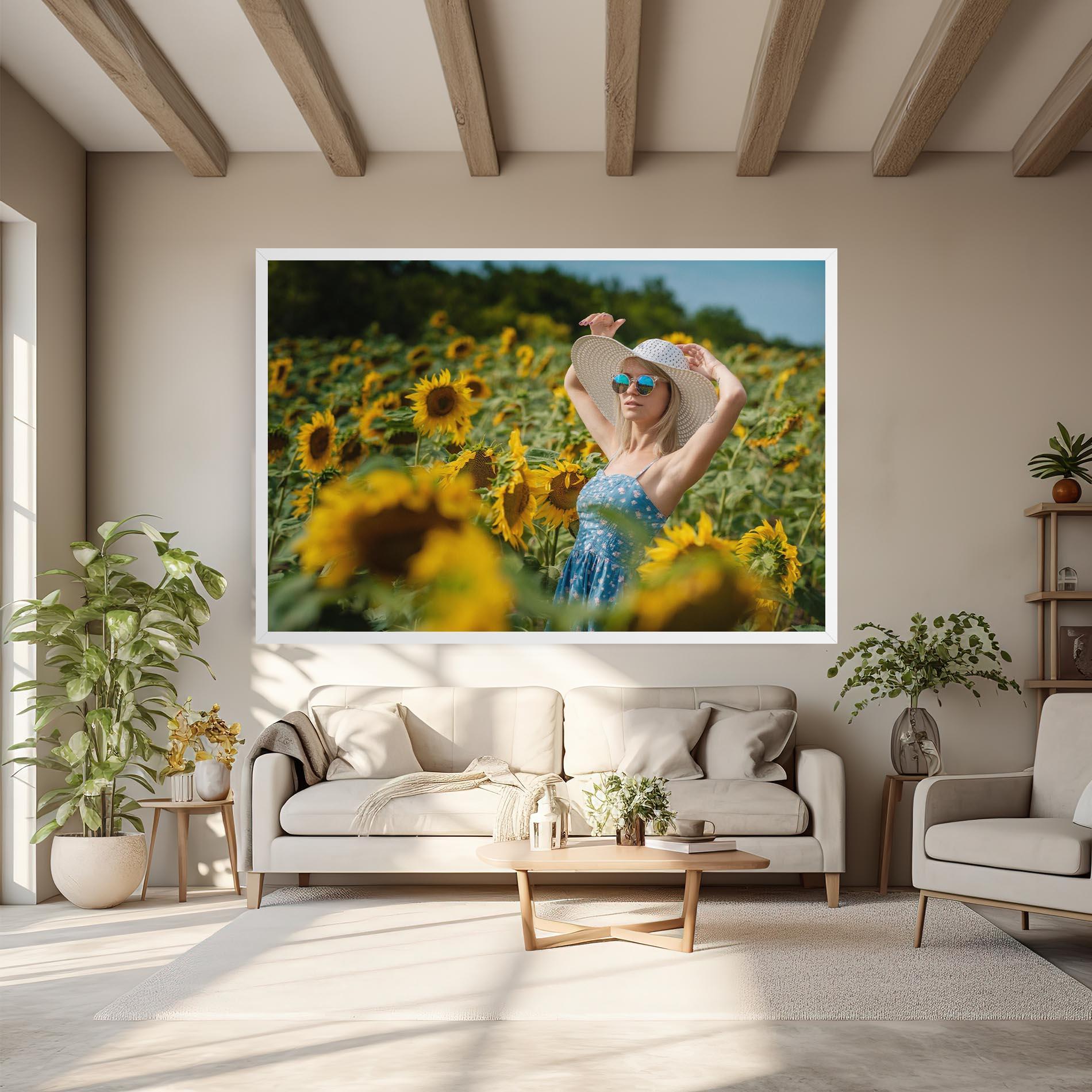 Obraz na Płótnie Model Posing mockup 6