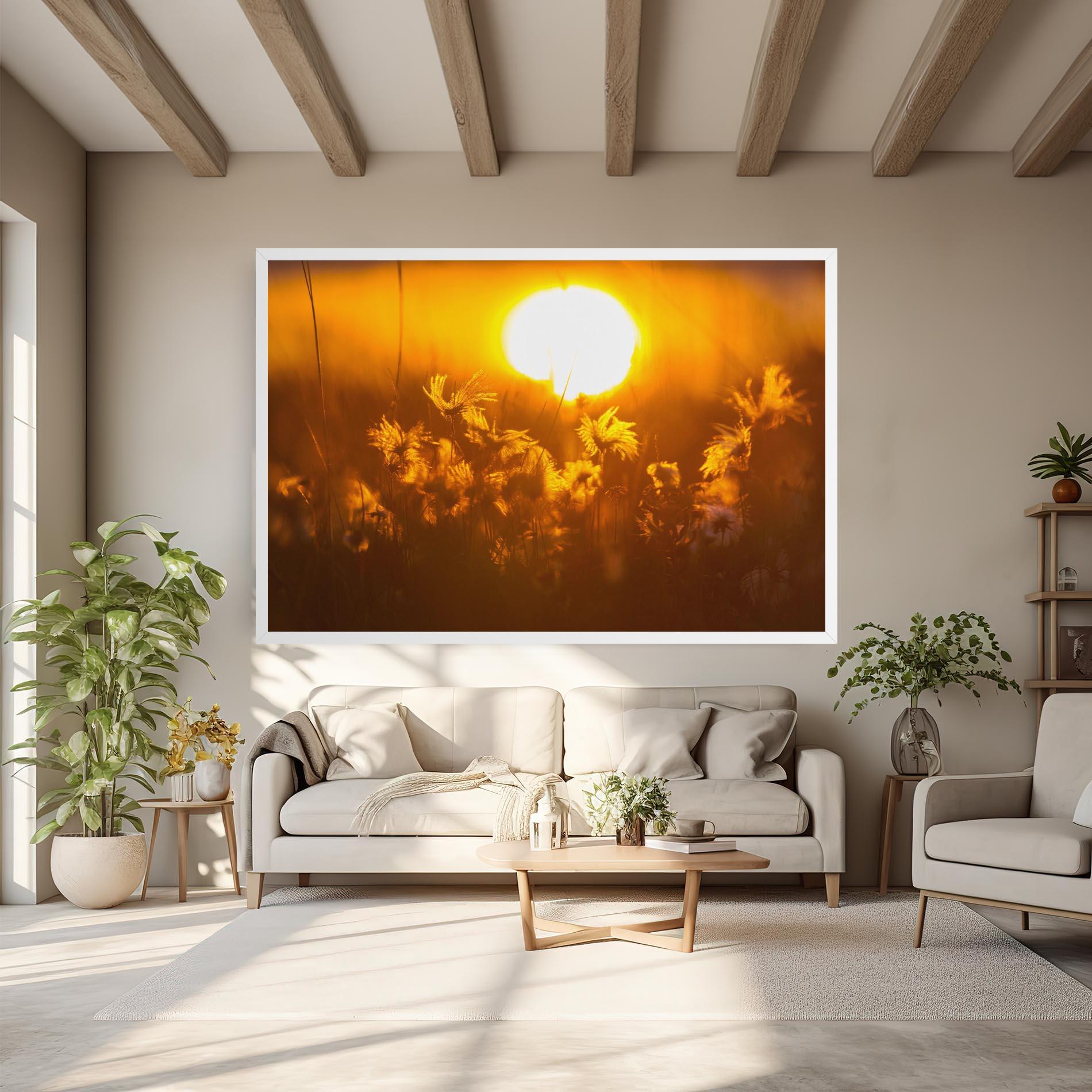 Obraz na Płótnie Wildflowers mockup 6