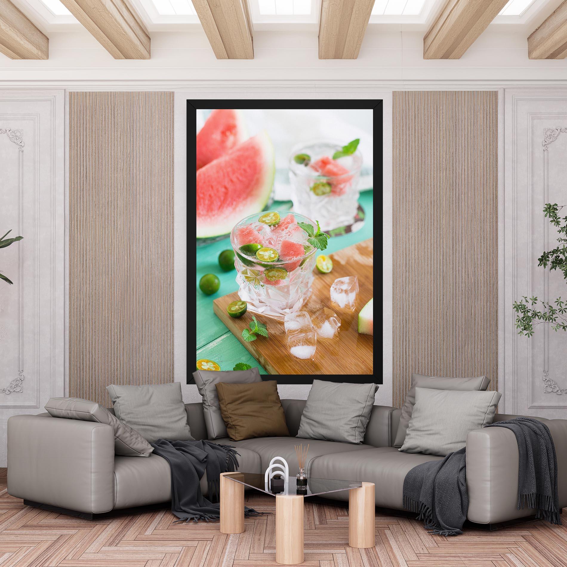 Obraz na Płótnie Summer Drink mockup 6