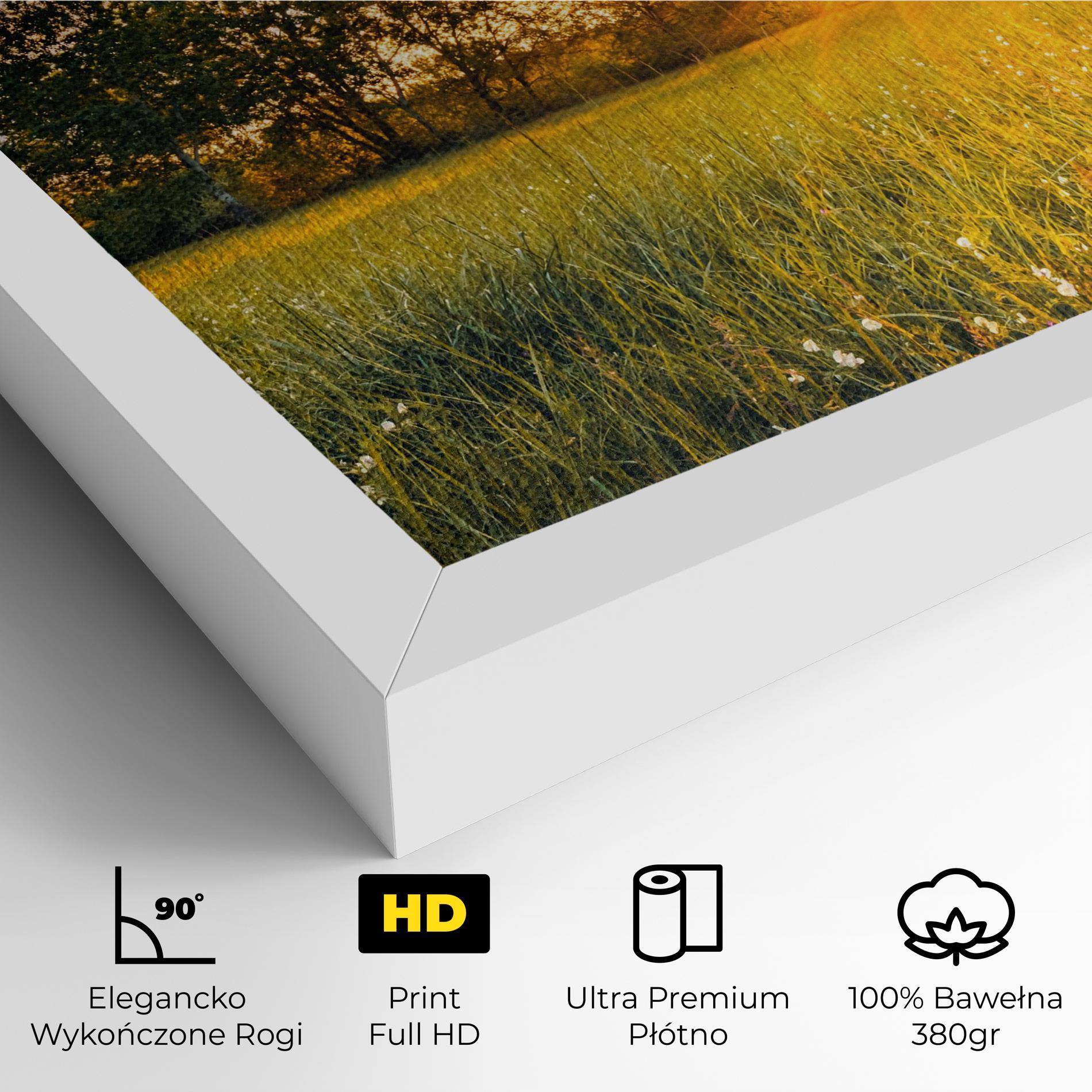 Obraz na Płótnie Blossoming Meadow mockup 4