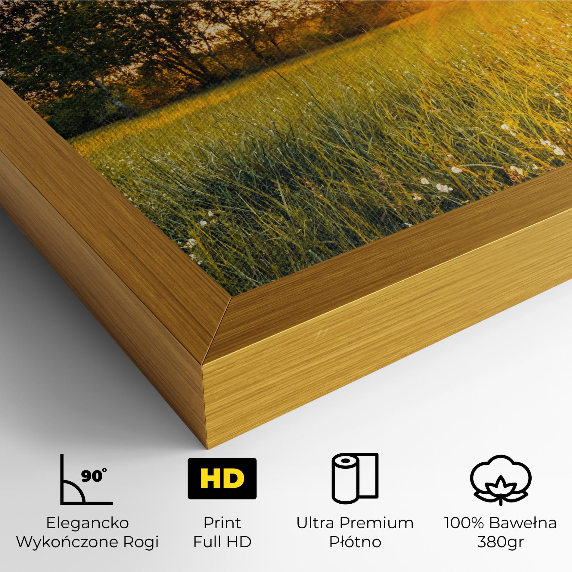 Obraz na Płótnie Blossoming Meadow mockup 4